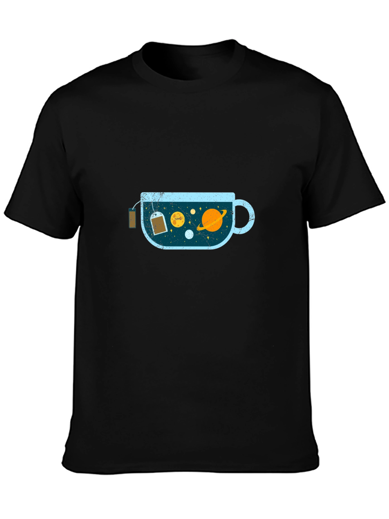 Celestial Tea Cup T-Shirt - Cosmic Brew