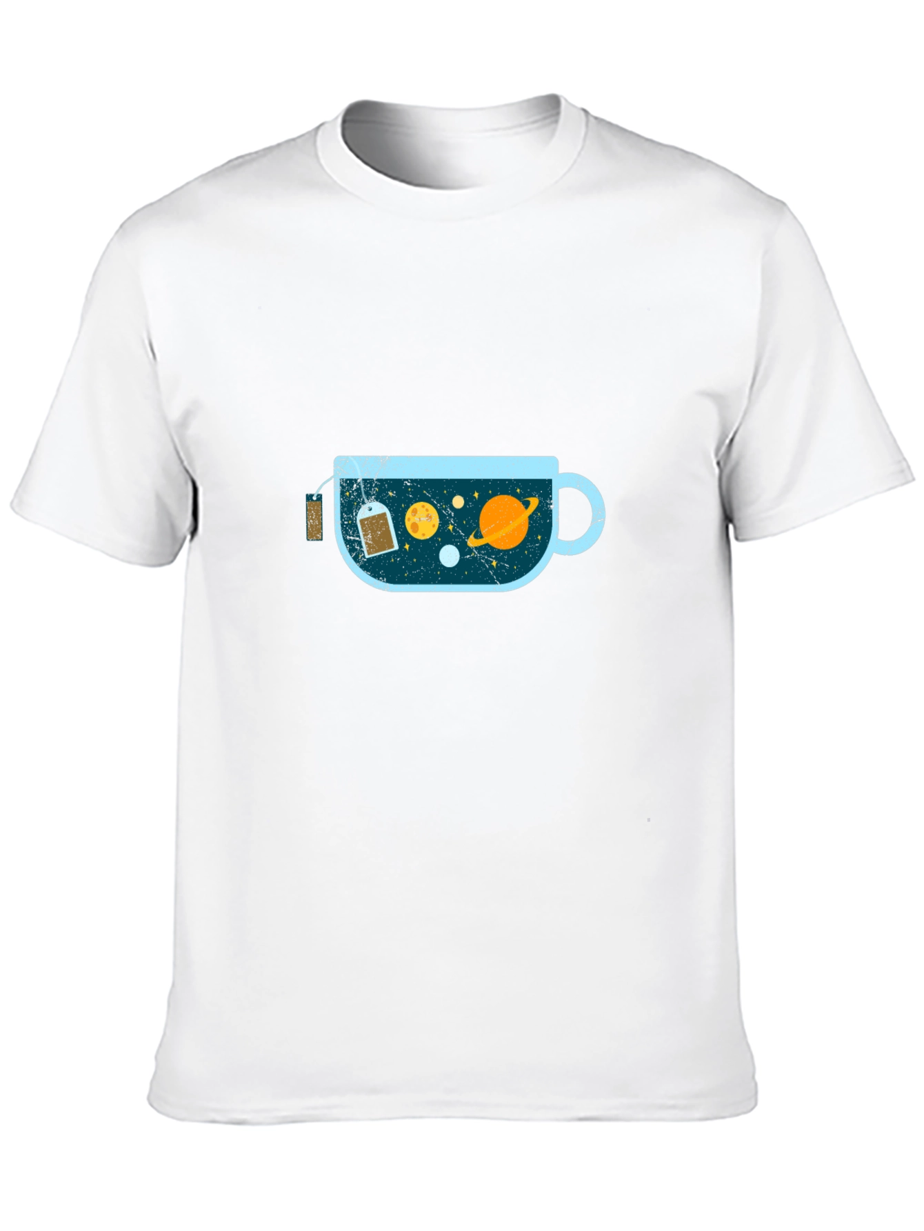 Celestial Tea Cup T-Shirt - Cosmic Brew