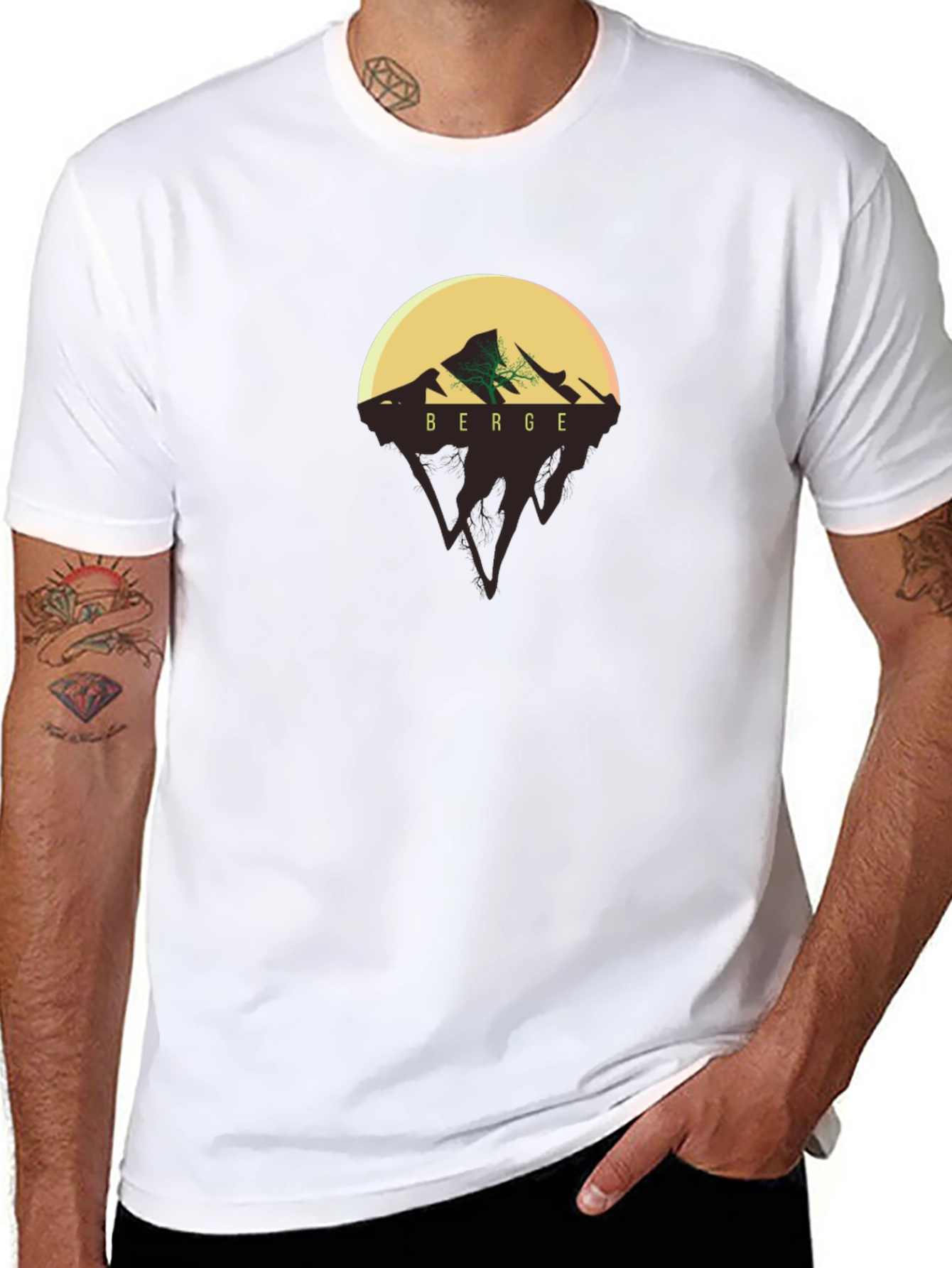 Mountains Tee - Berge Graphic T-Shirt