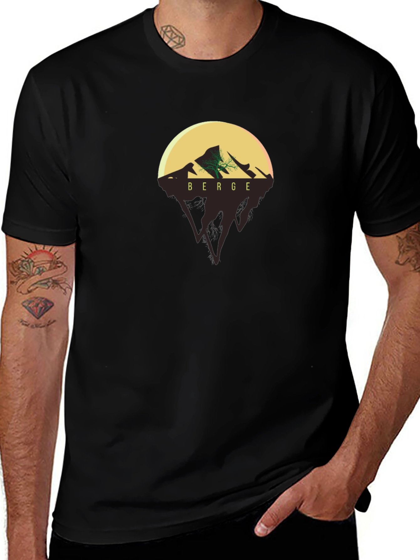 Mountains Tee - Berge Graphic T-Shirt