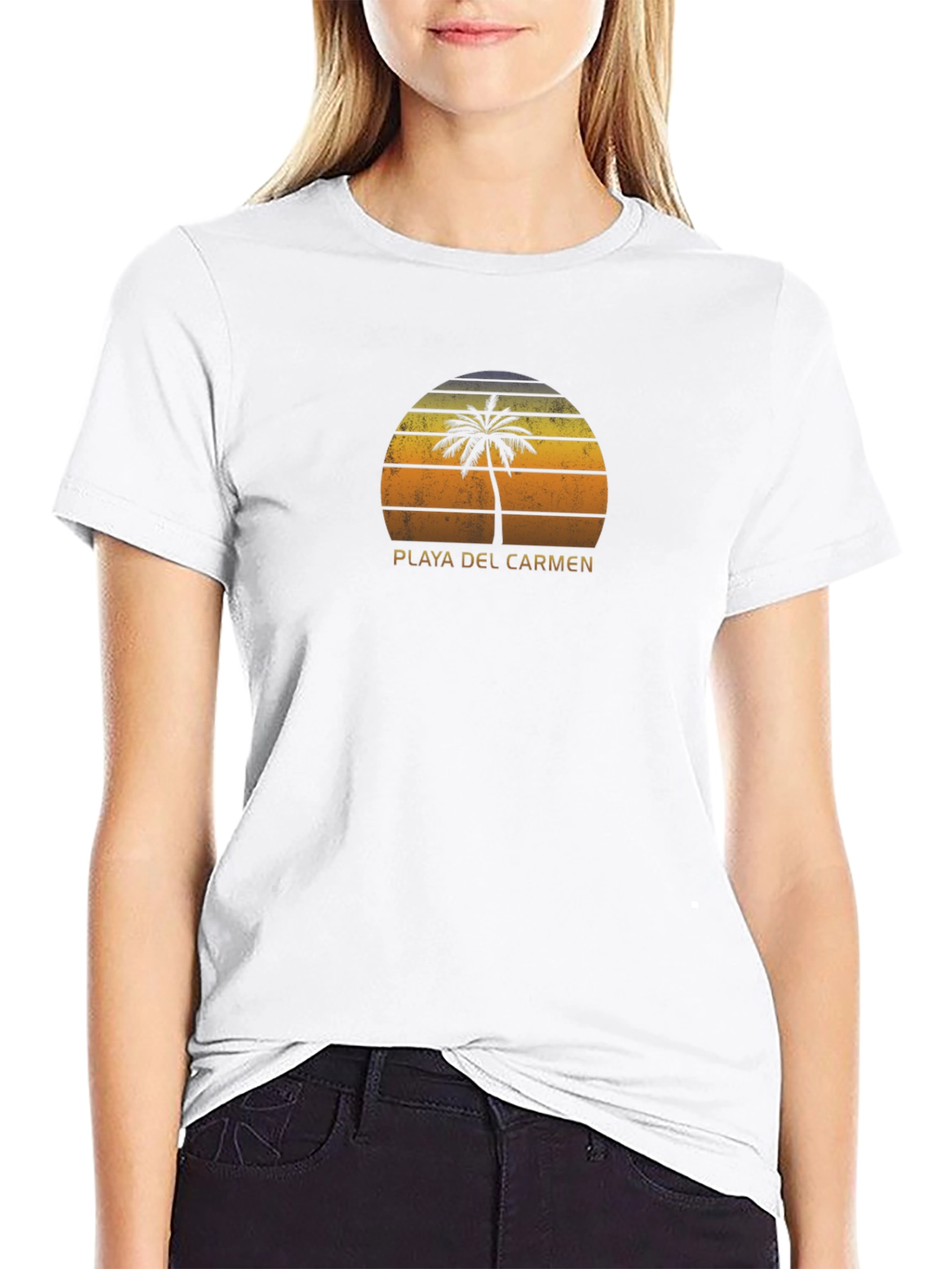 Playa Del Carmen Retro T-Shirt