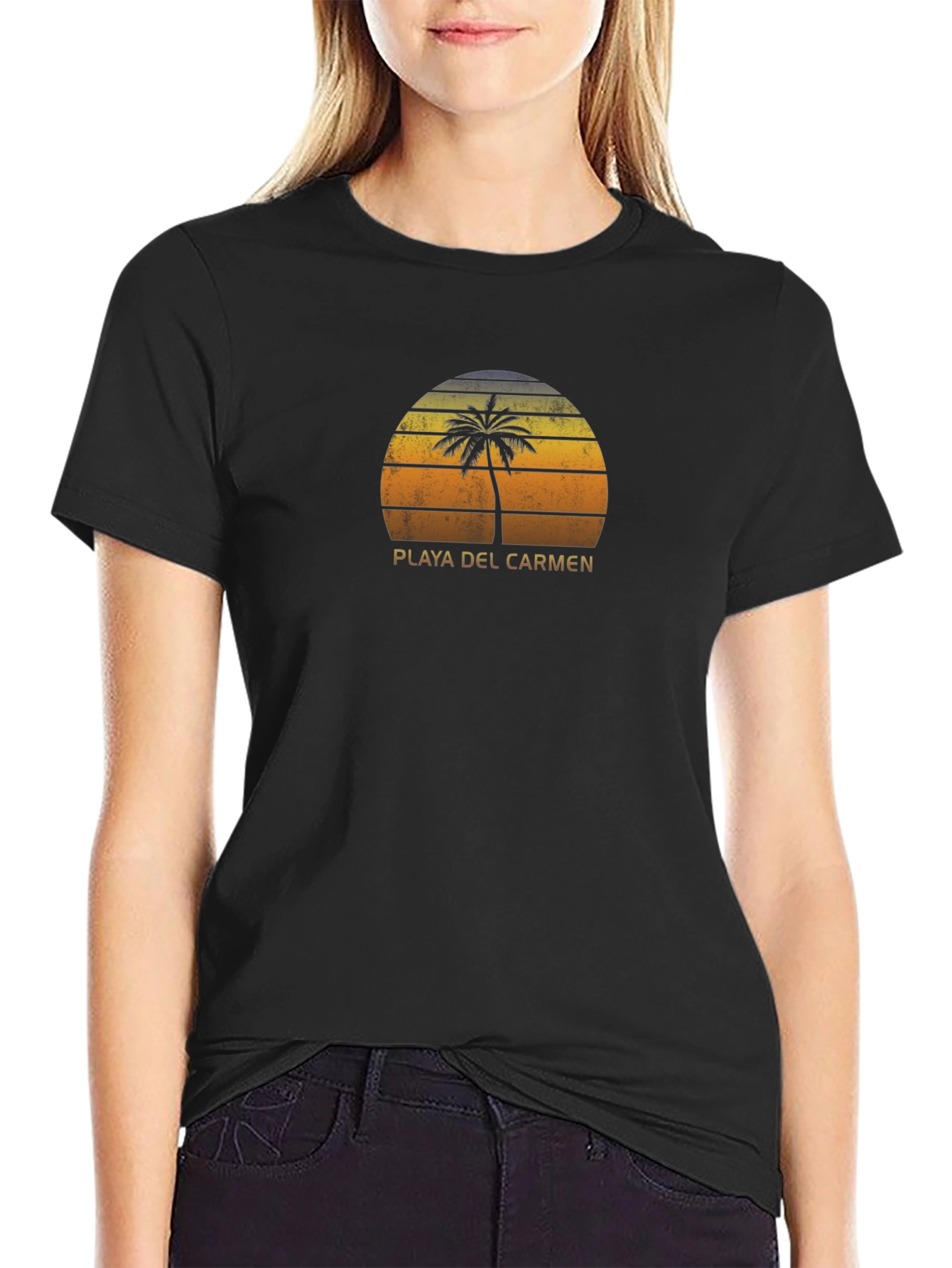 Playa Del Carmen Retro T-Shirt