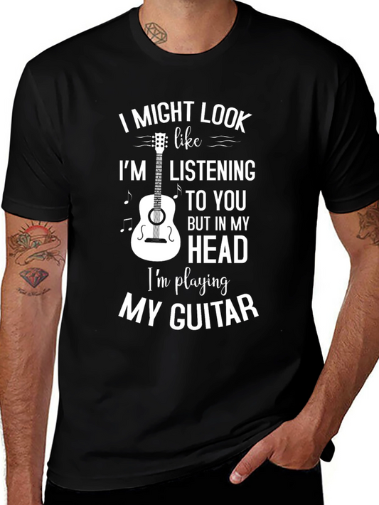 Guitar Player T-Shirt - Im Playing My Guitar