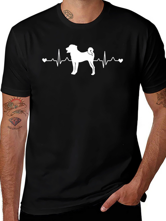 Dog Lovers Heartbeat Tee