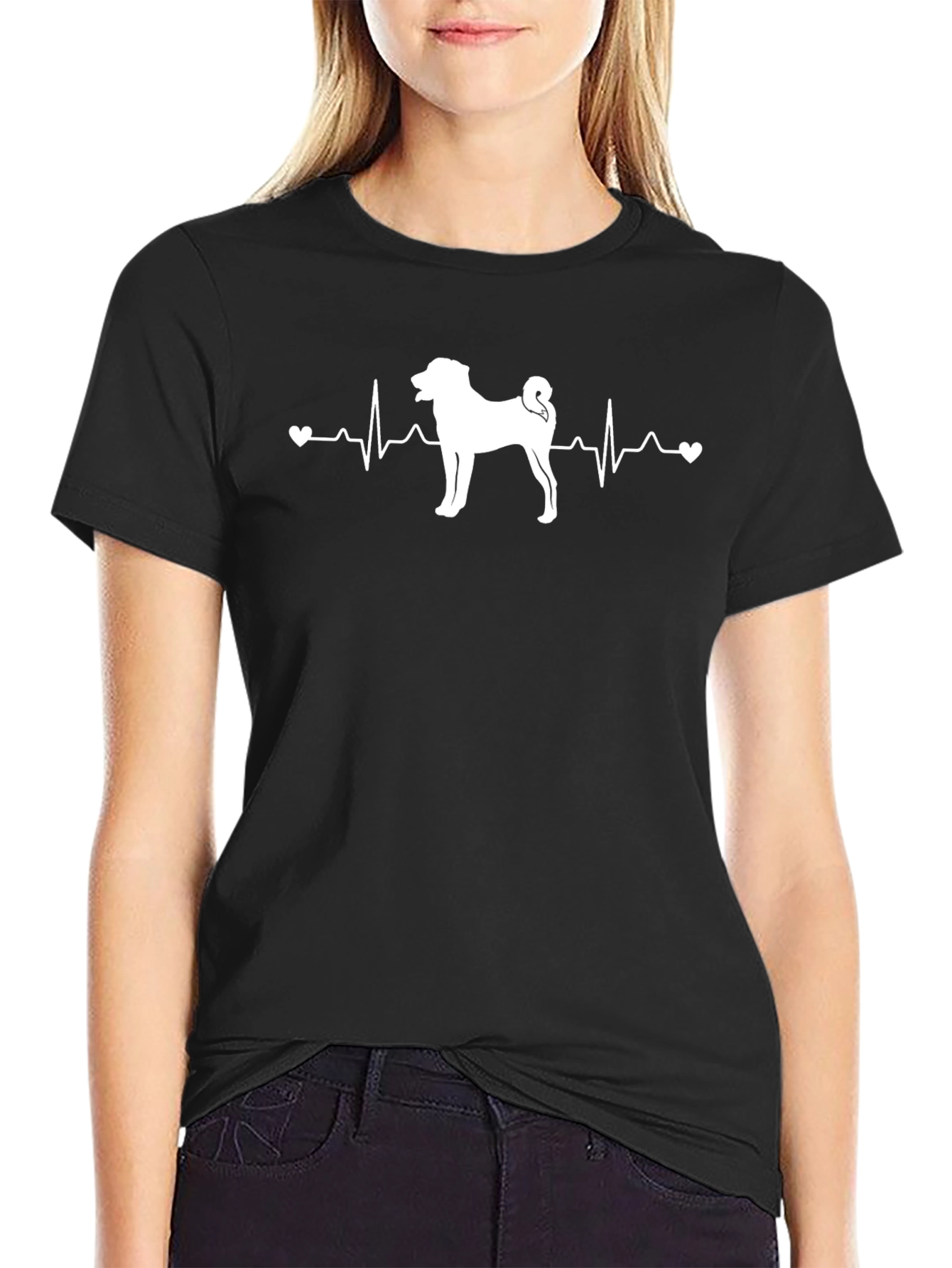 Dog Lovers Heartbeat Tee