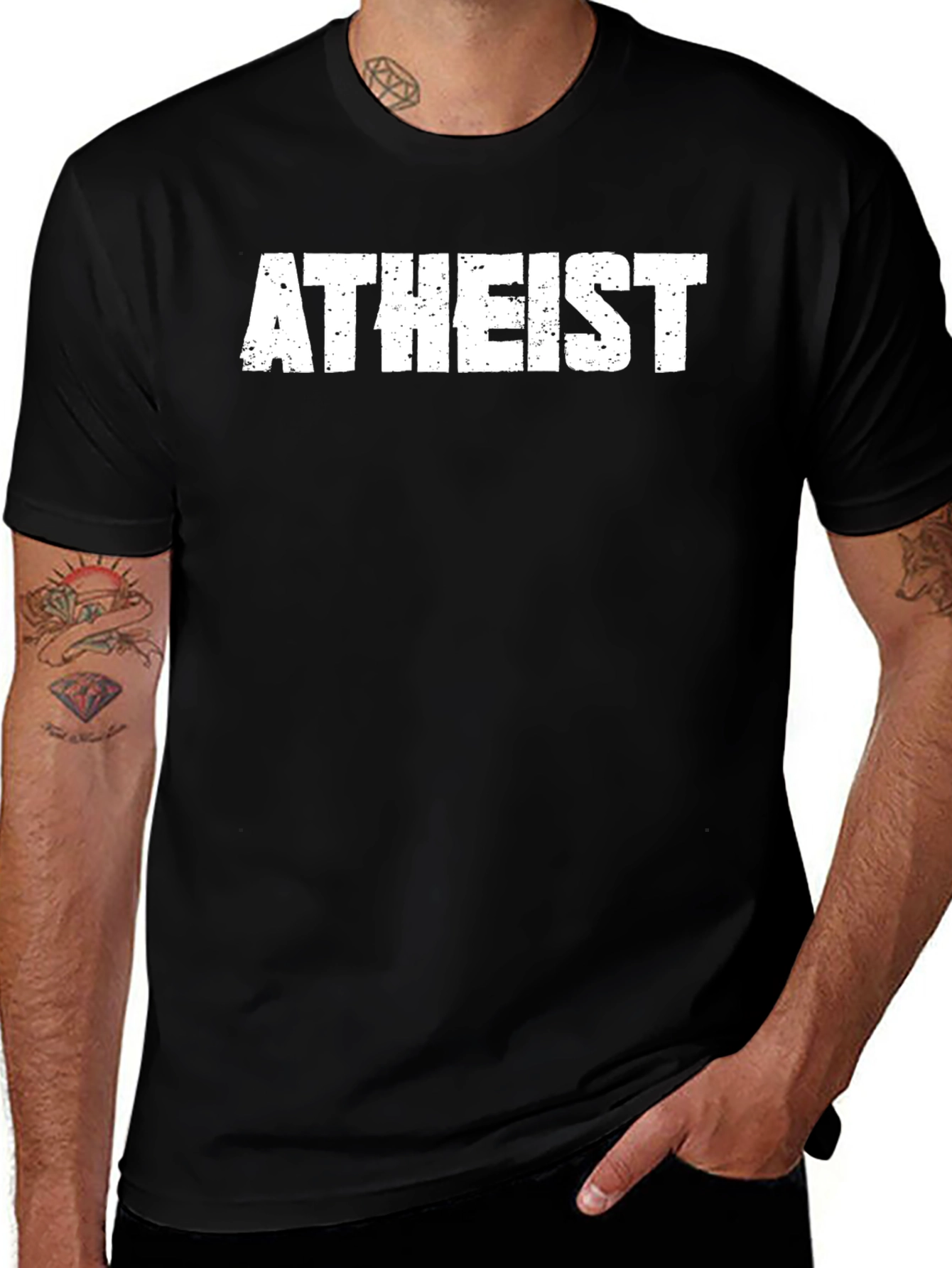 Atheist Graphic T-Shirt - Bold Statement Tee