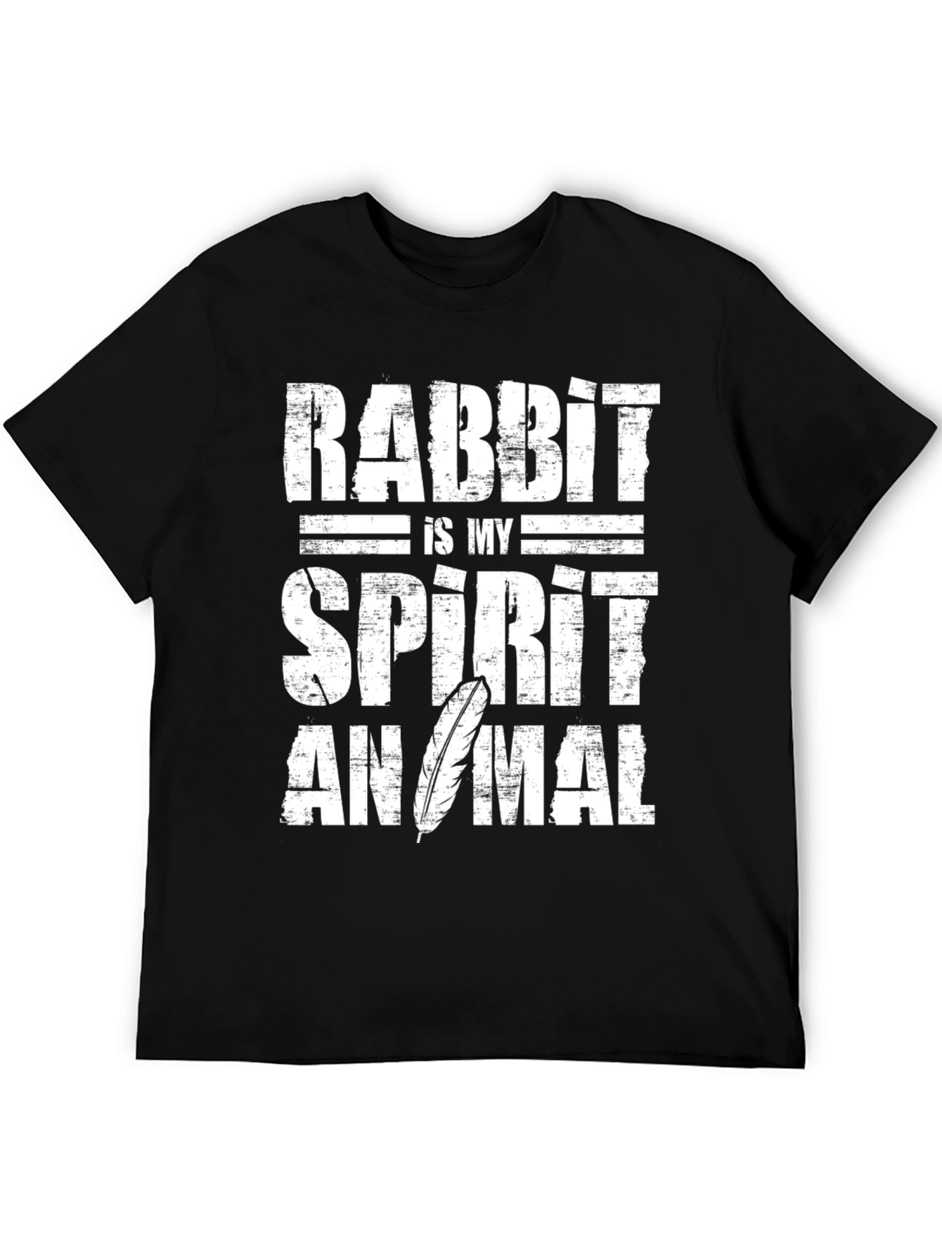 Rabbit Spirit Animal Graphic Tee - Soft Cotton