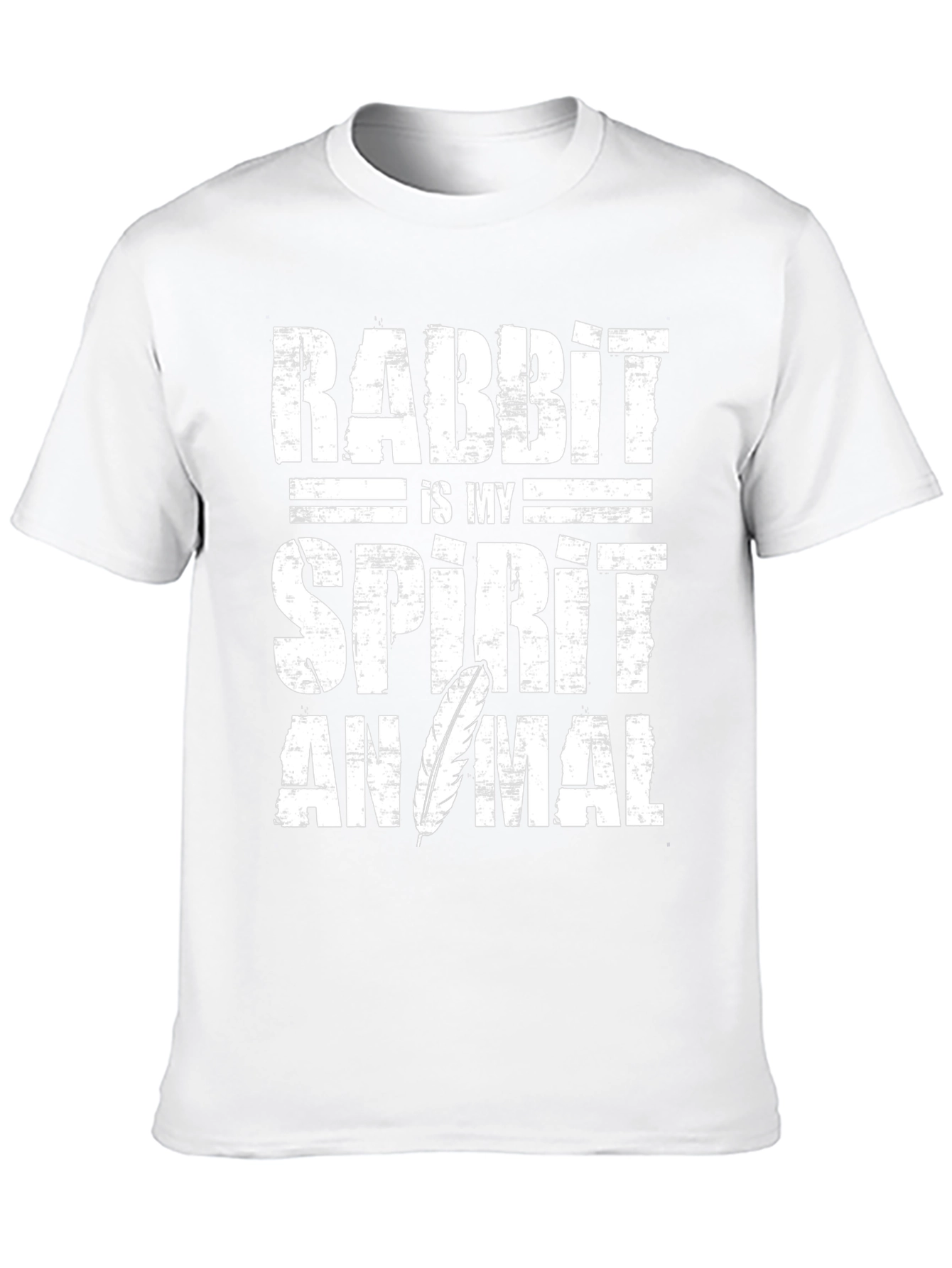 Rabbit Spirit Animal Graphic Tee - Soft Cotton