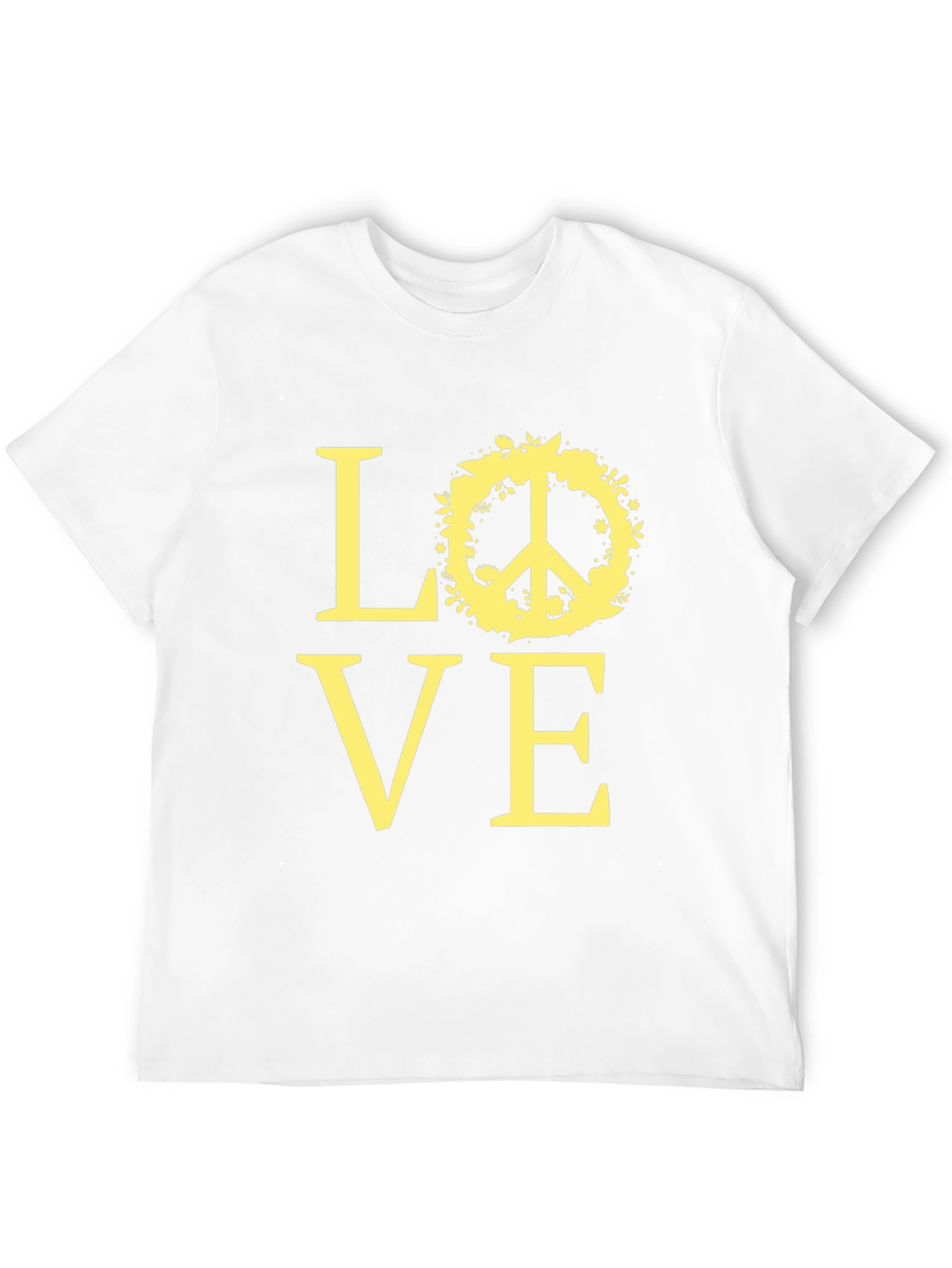 Love Peace Sign Graphic Tee - Black T-Shirt