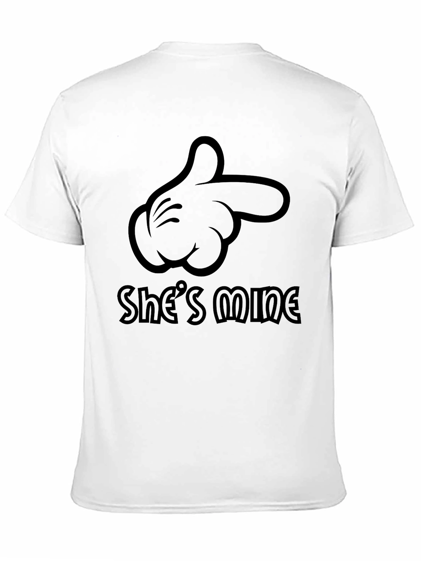 Shes Mine Graphic Tee - Black