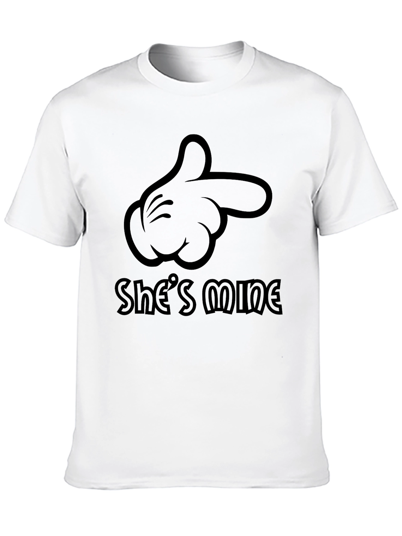 Shes Mine Graphic Tee - Black
