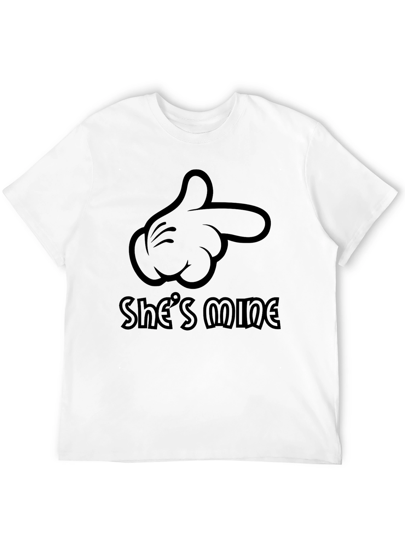 Shes Mine Graphic Tee - Black