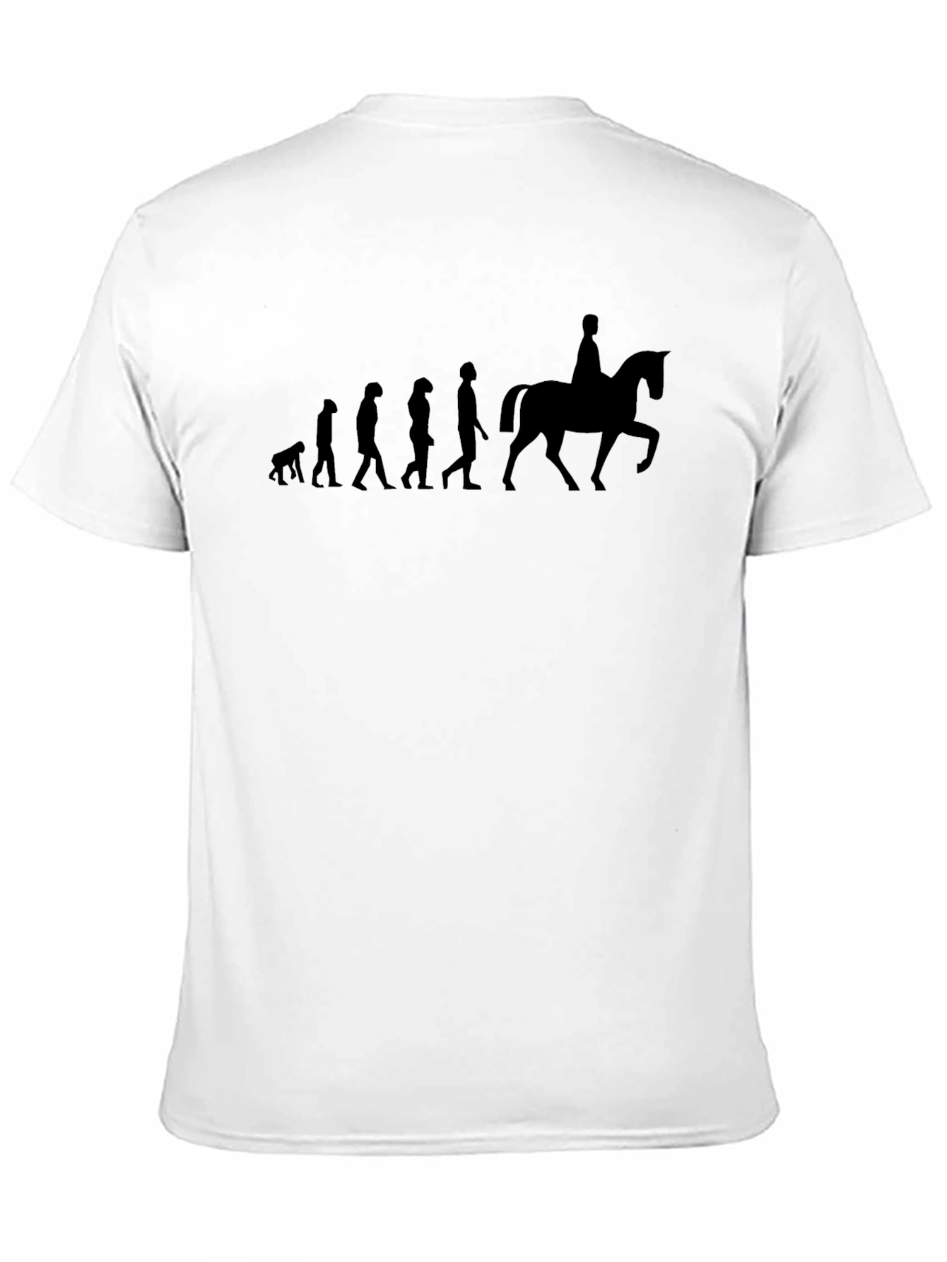 Evolution Horseman Tee - Funny Equestrian Gift