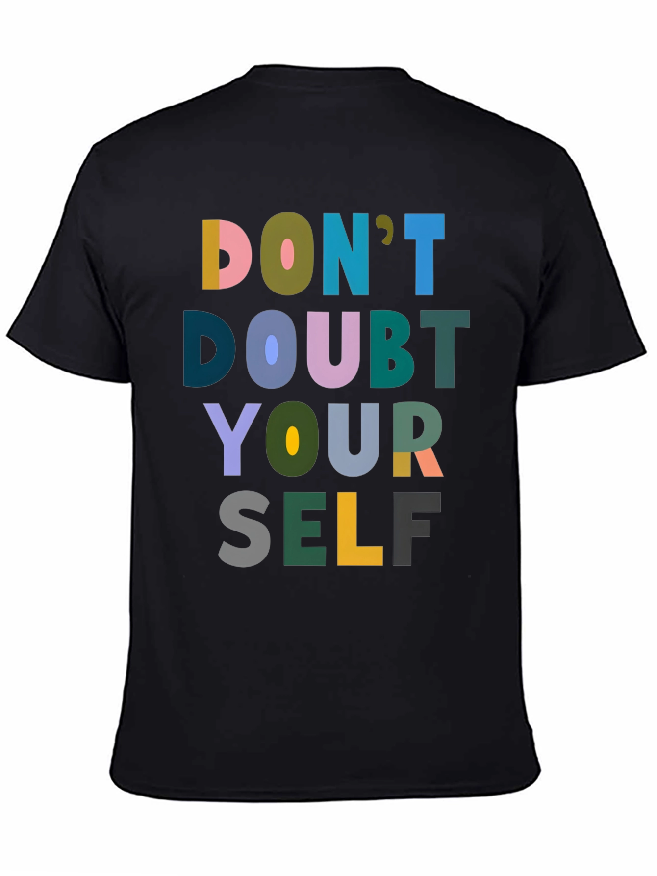 Dont Doubt Yourself Graphic Tee - Black