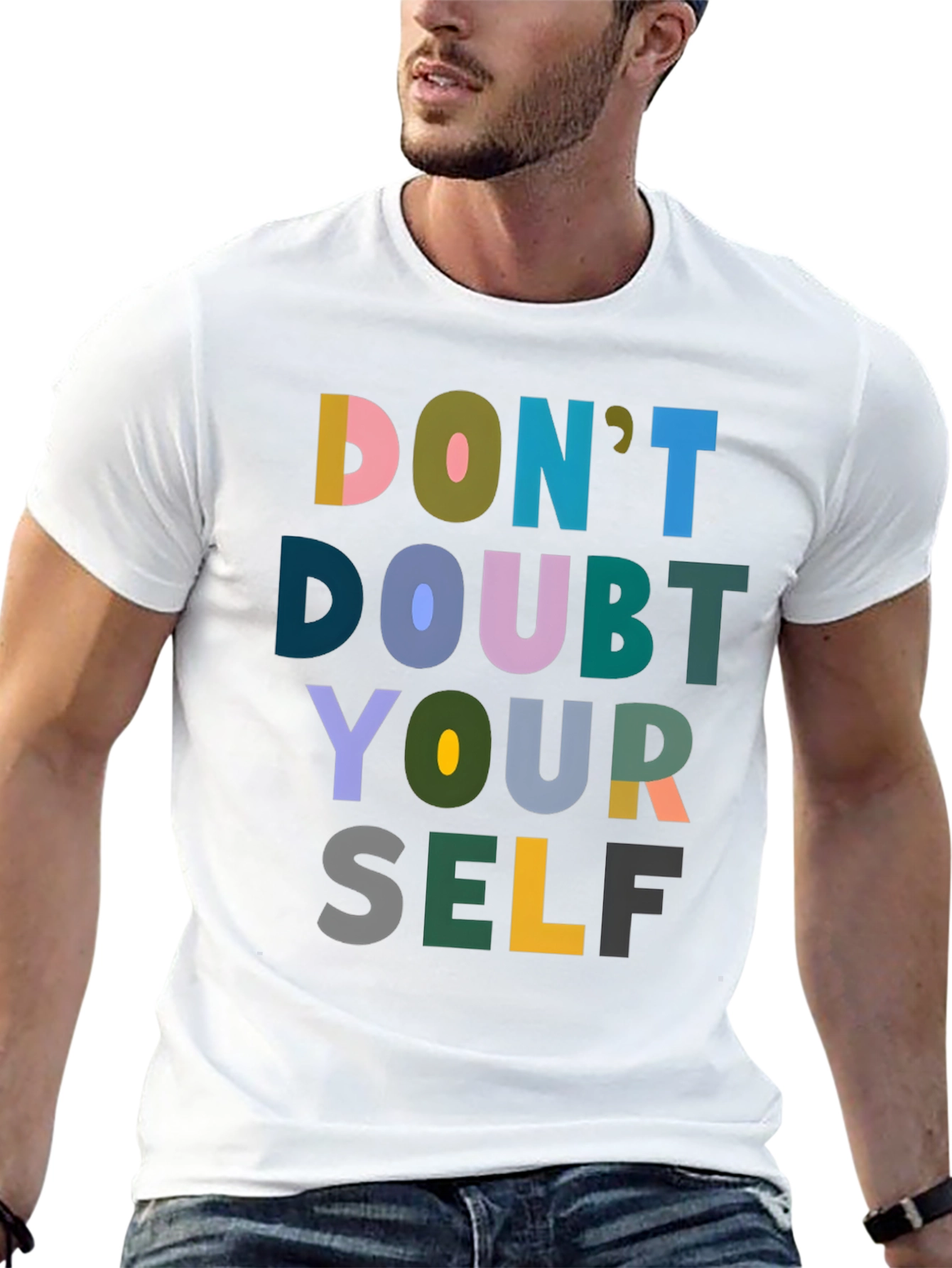 Dont Doubt Yourself Graphic Tee - Black