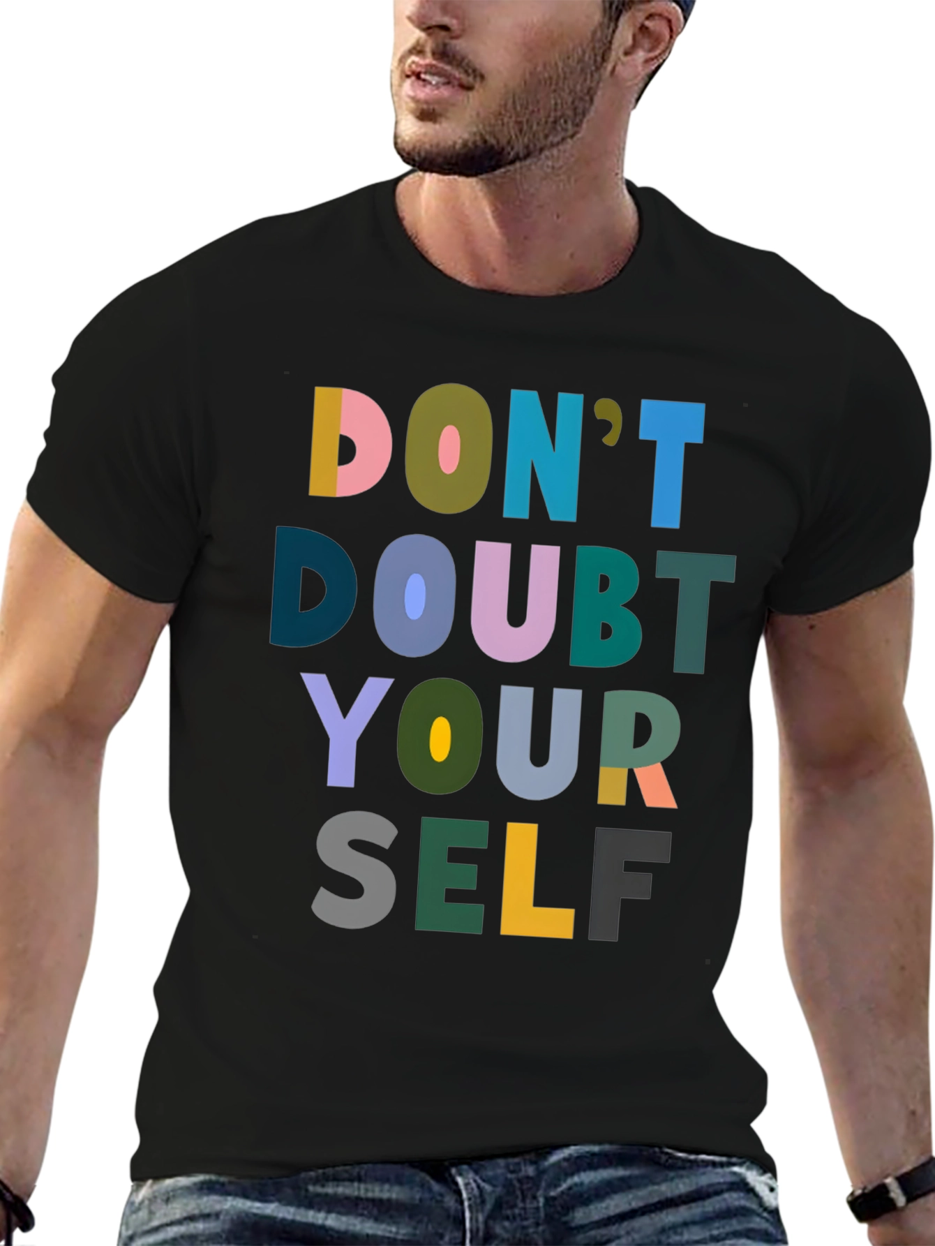 Dont Doubt Yourself Graphic Tee - Black