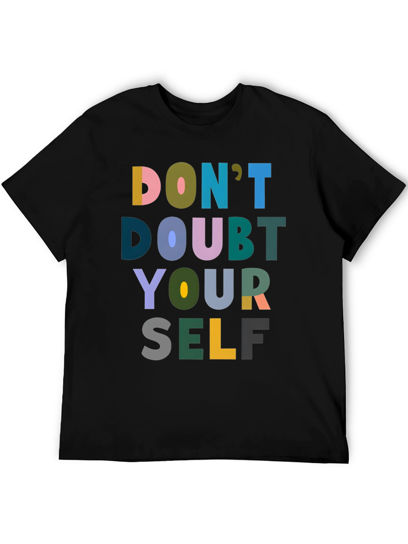 Dont Doubt Yourself Graphic Tee - Black