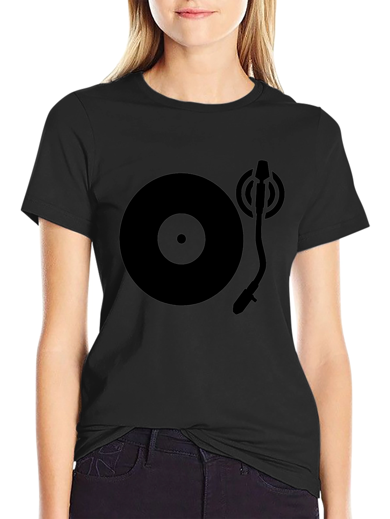 Vinyl Record Turntable Graphic T-Shirt