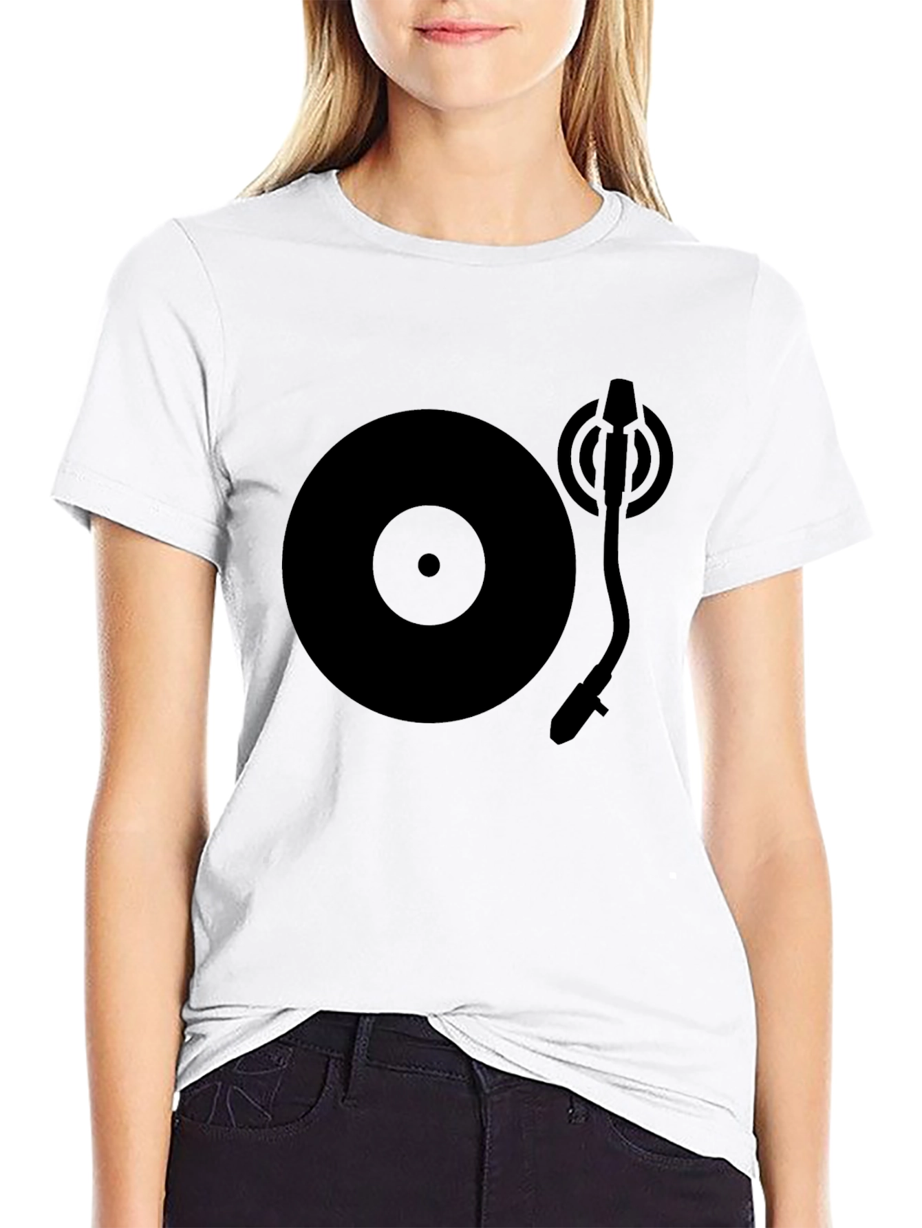 Vinyl Record Turntable Graphic T-Shirt