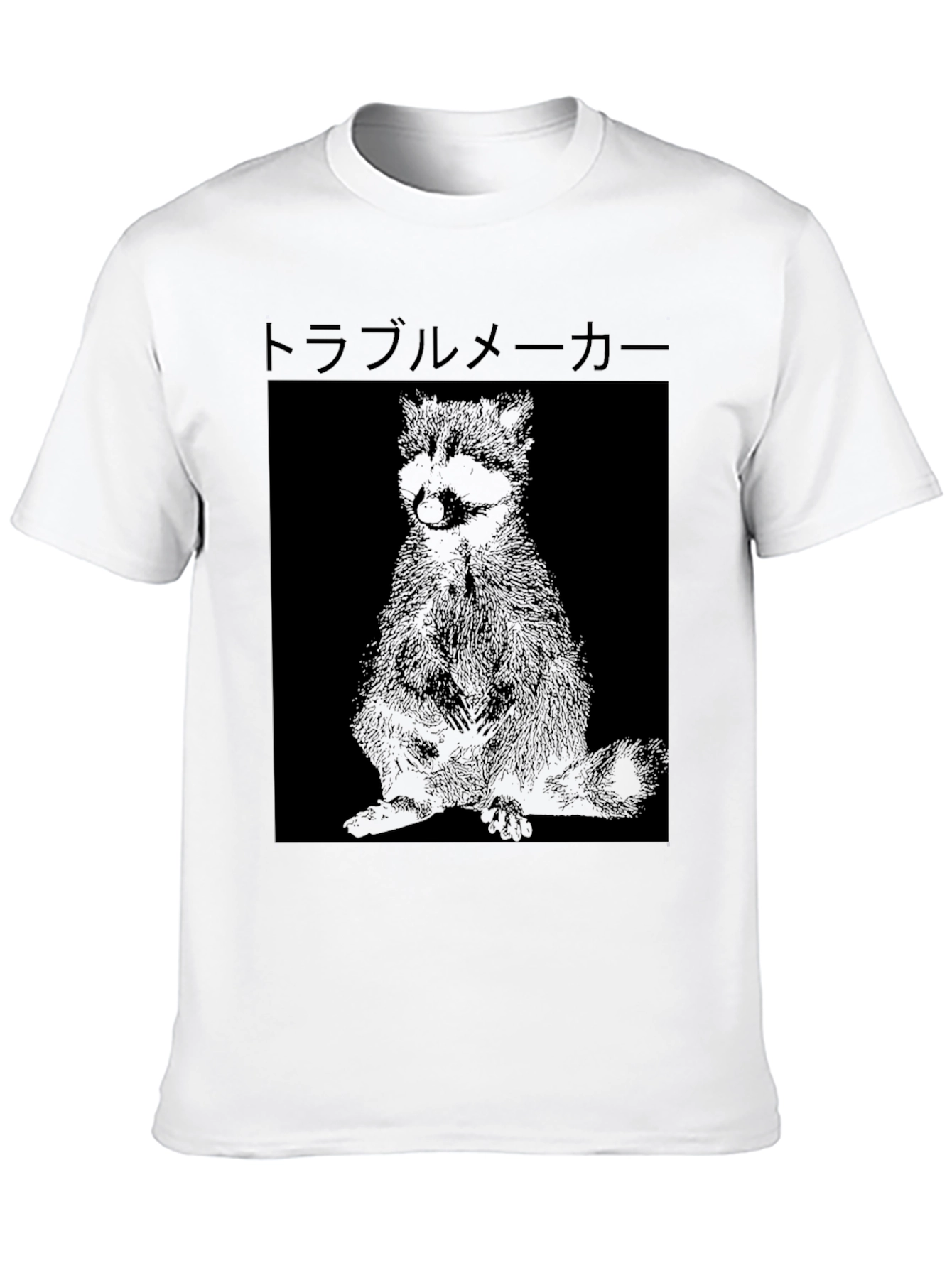 Troublemaker Raccoon Graphic Tee