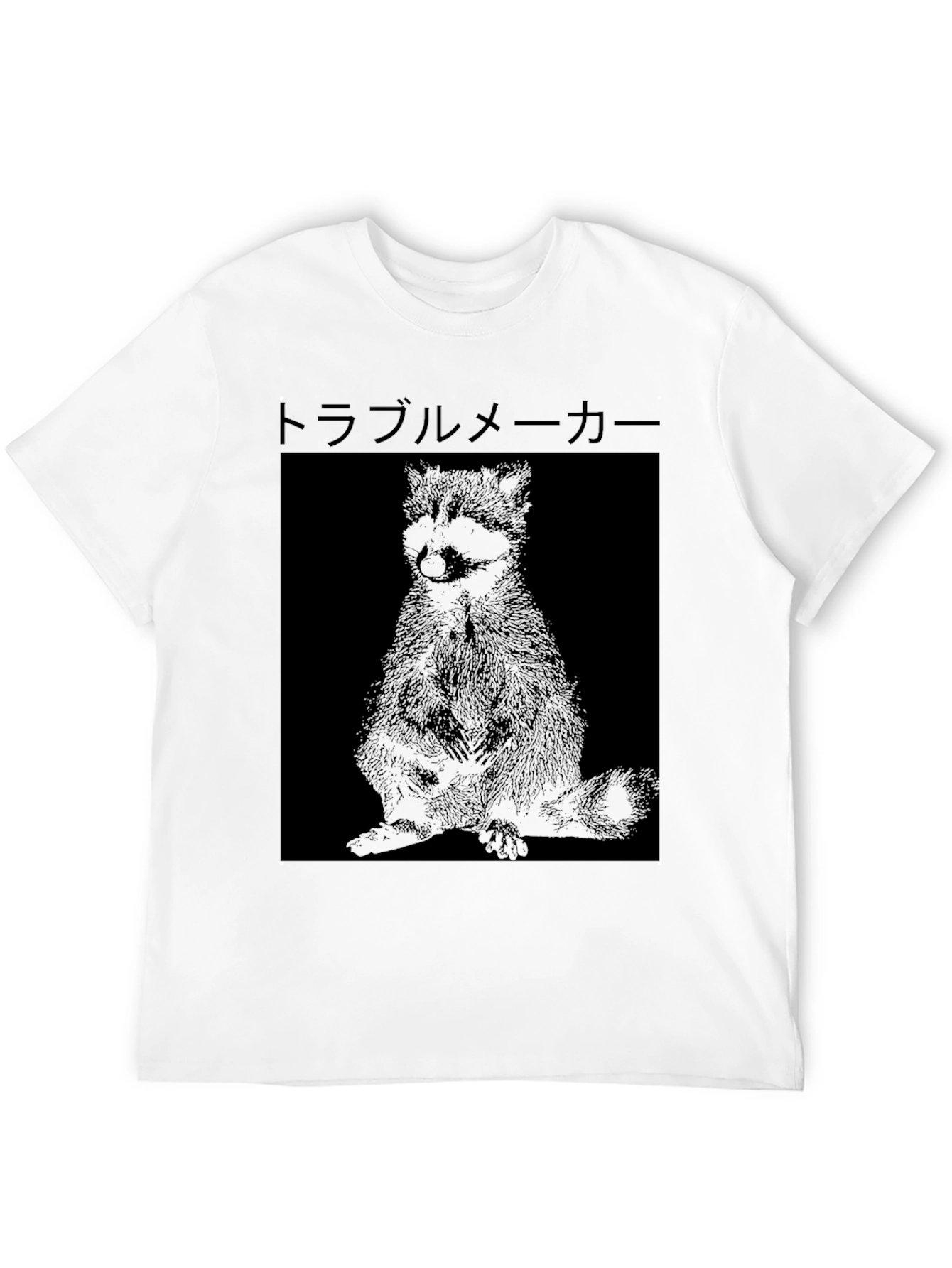 Troublemaker Raccoon Graphic Tee