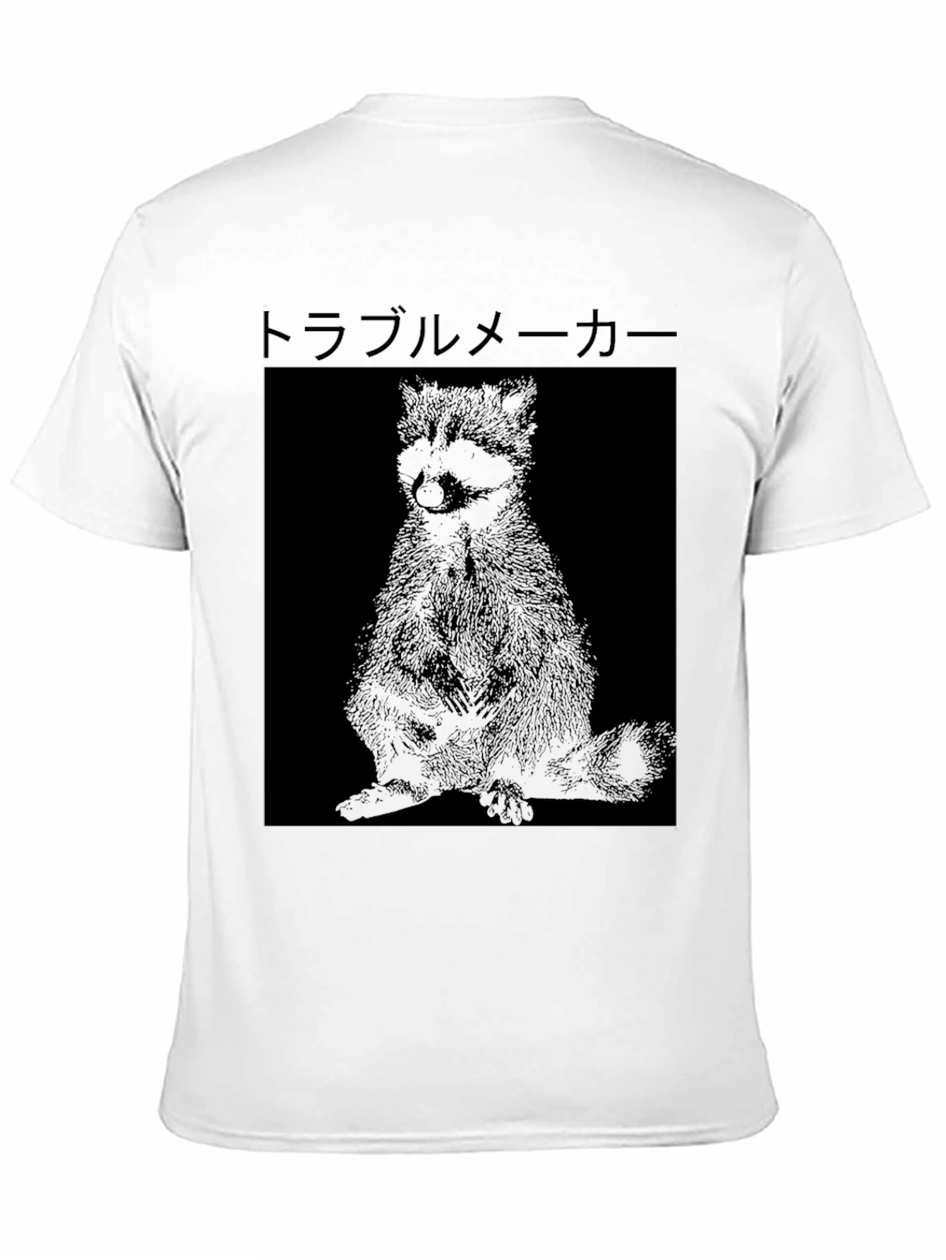 Troublemaker Raccoon Graphic Tee