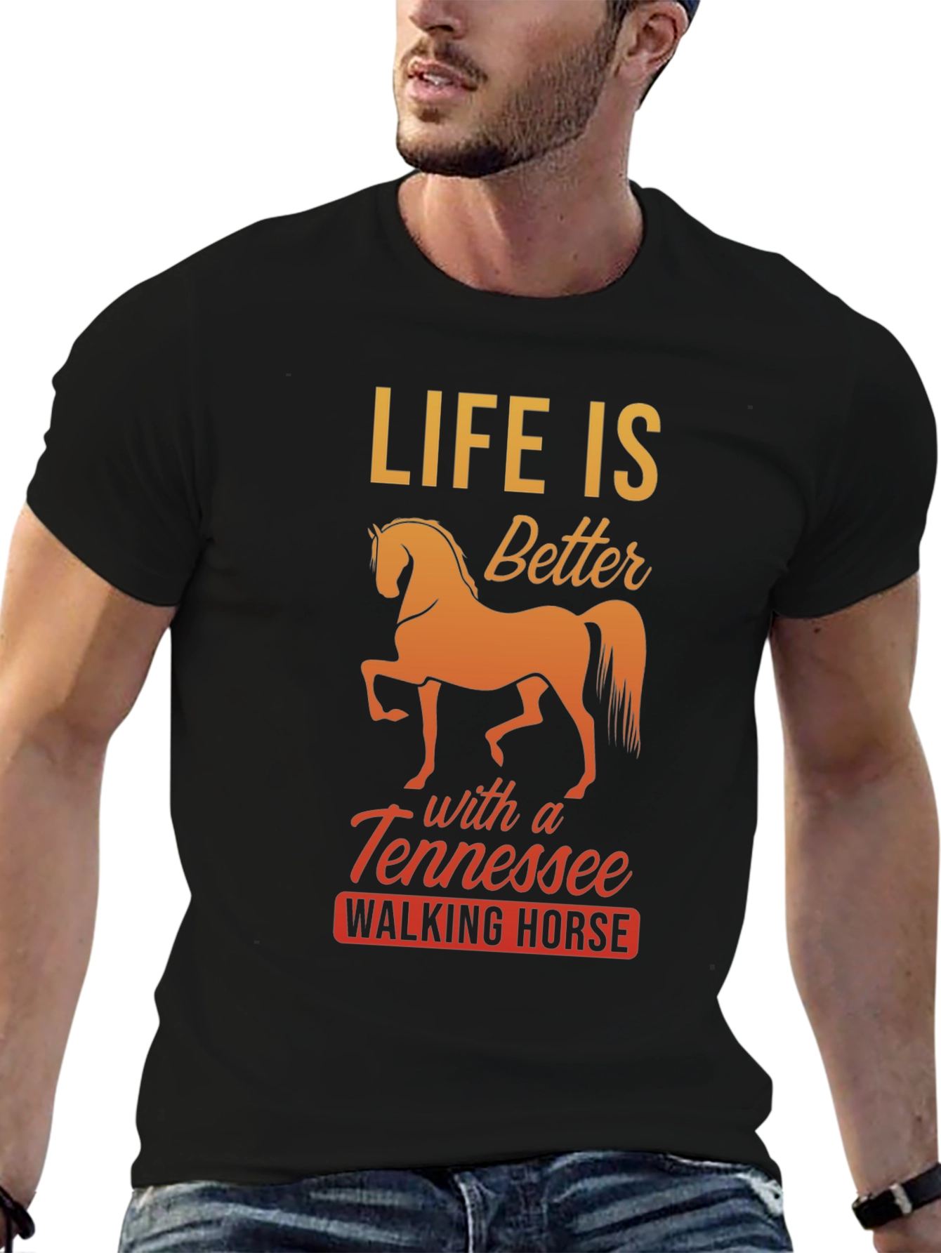 Life is Better Horse T-Shirt