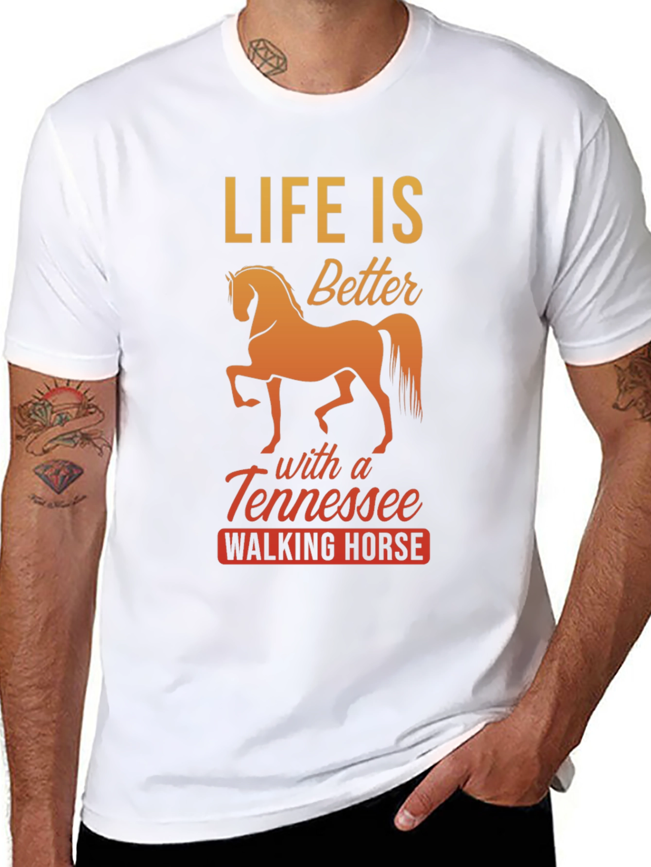 Life is Better Horse T-Shirt