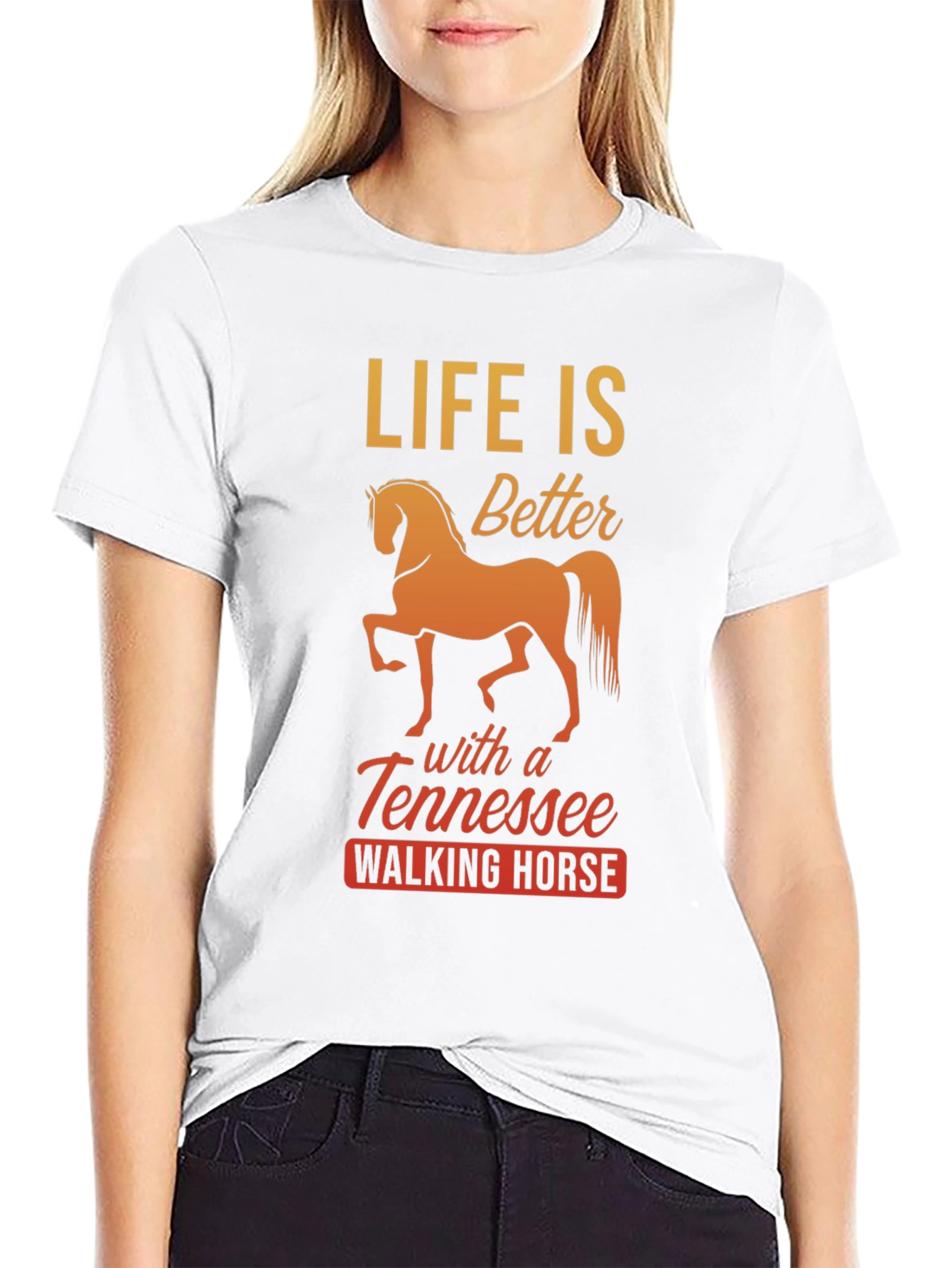 Life is Better Horse T-Shirt
