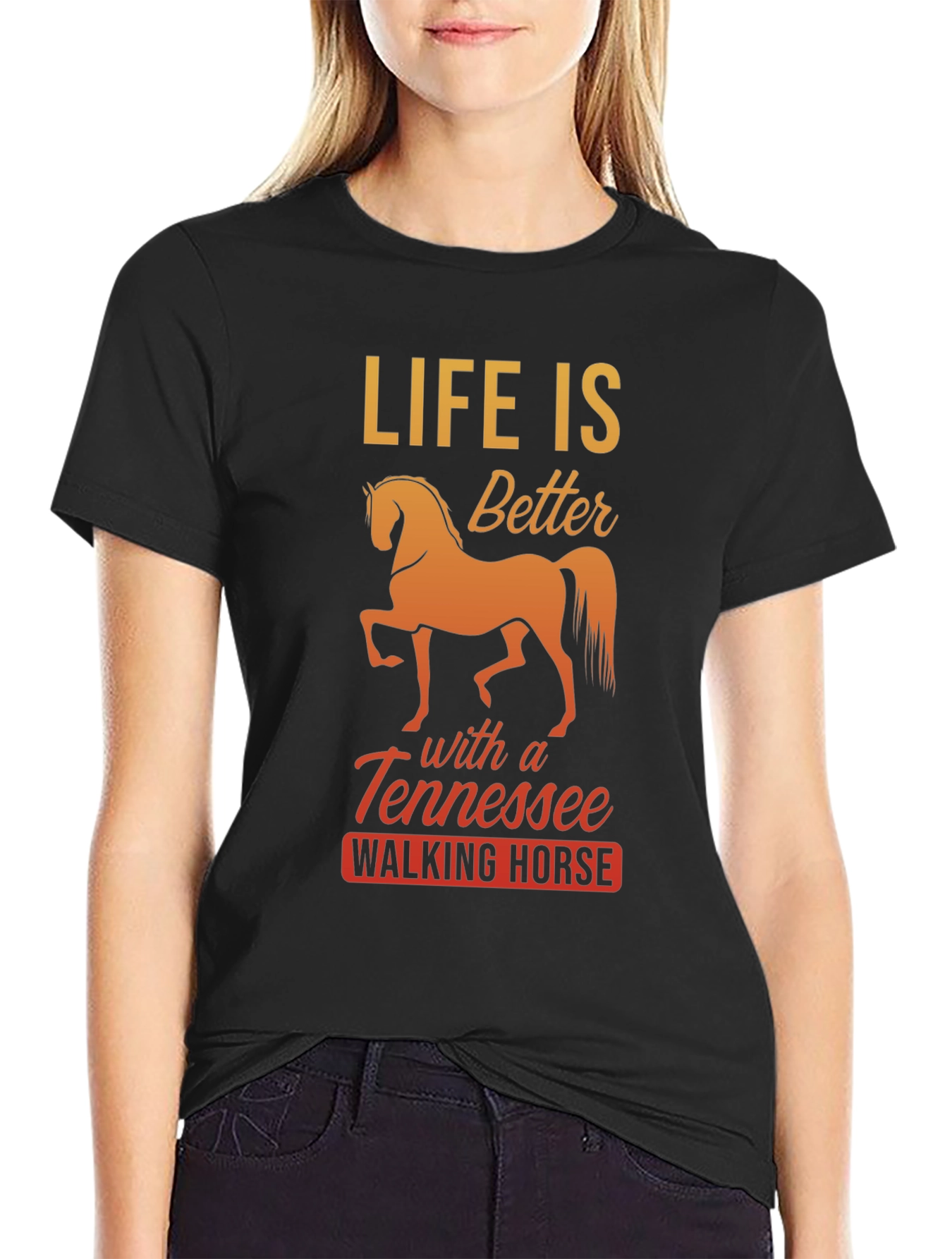 Life is Better Horse T-Shirt