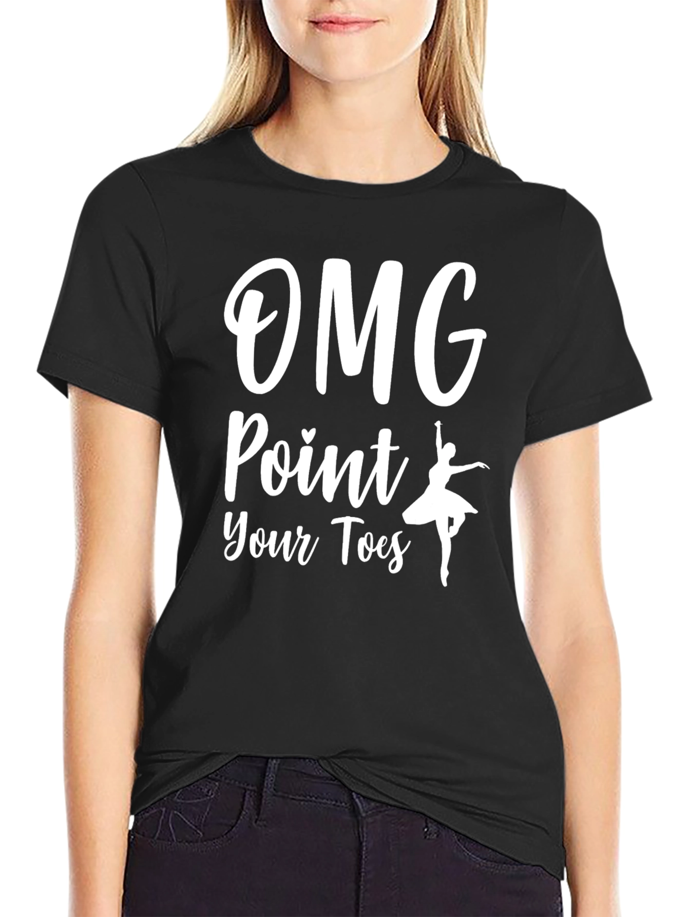 OMG Point Your Toes Graphic Tee