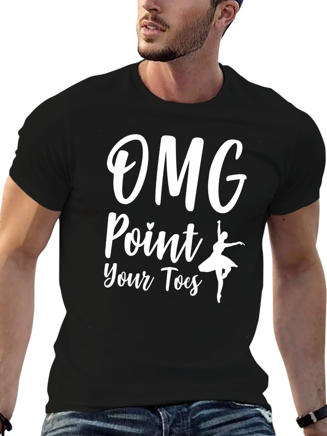 OMG Point Your Toes Graphic Tee