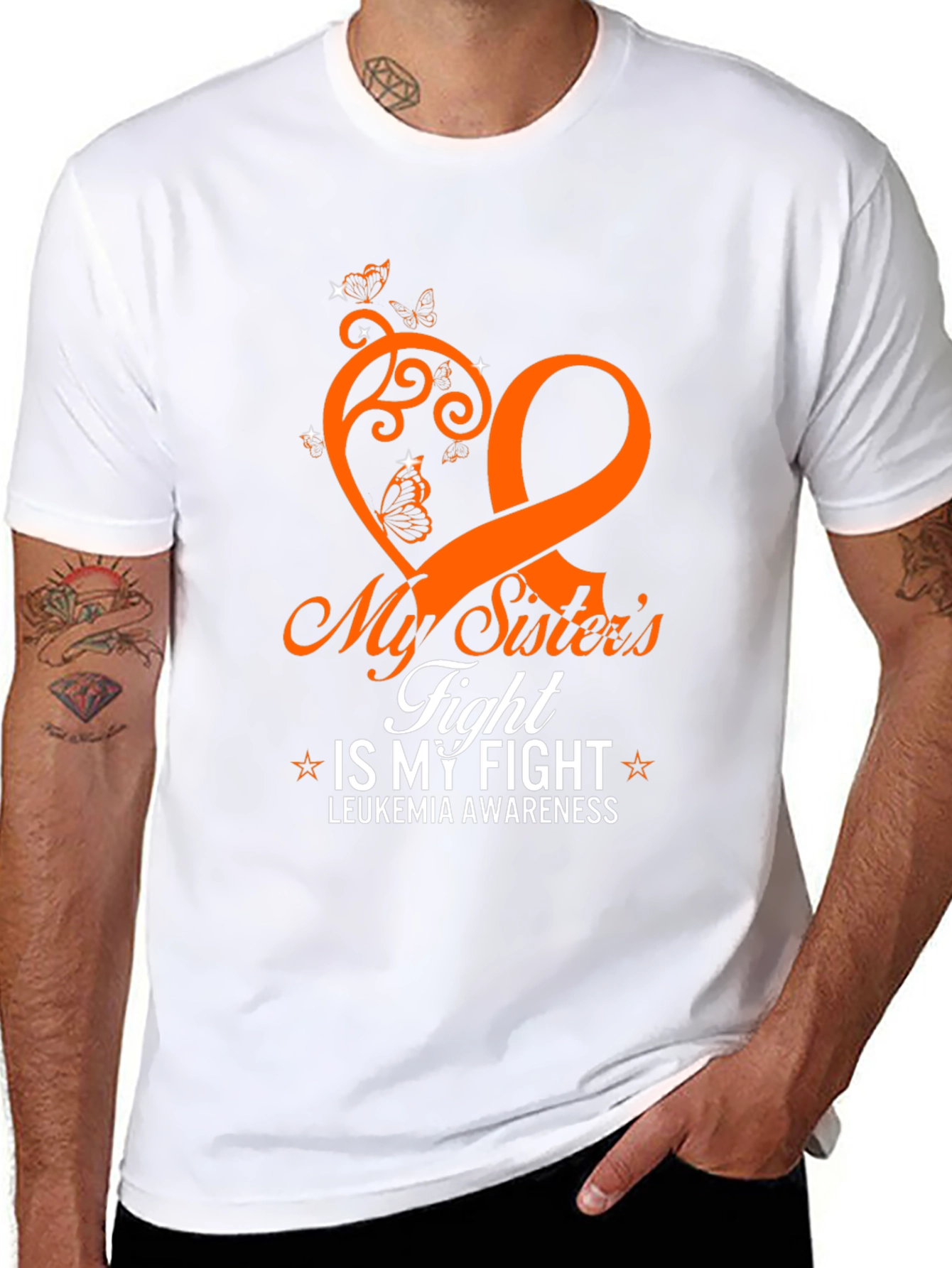 Leukemia Awareness T-Shirt: My Sisters Fight