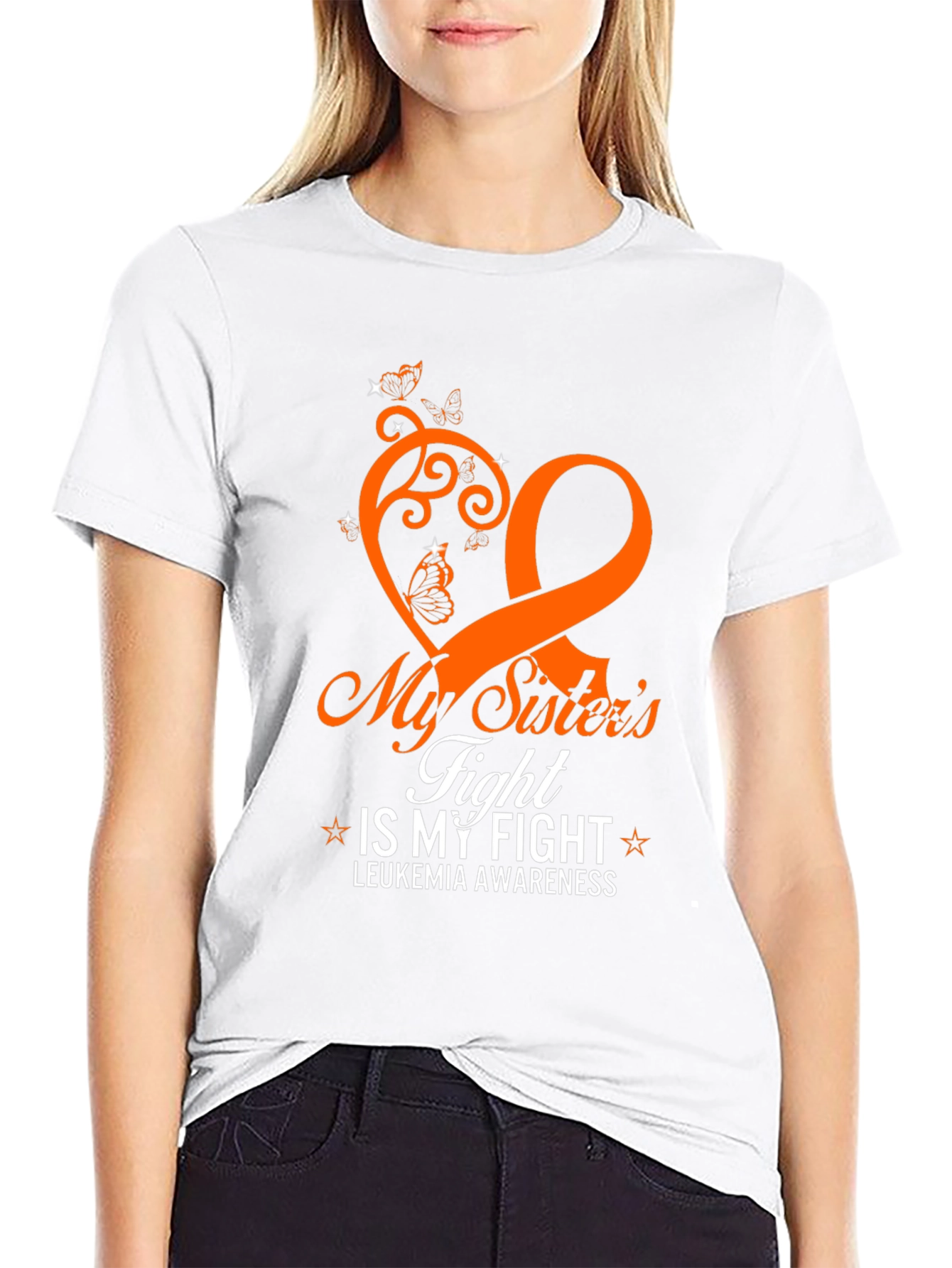 Leukemia Awareness T-Shirt: My Sisters Fight
