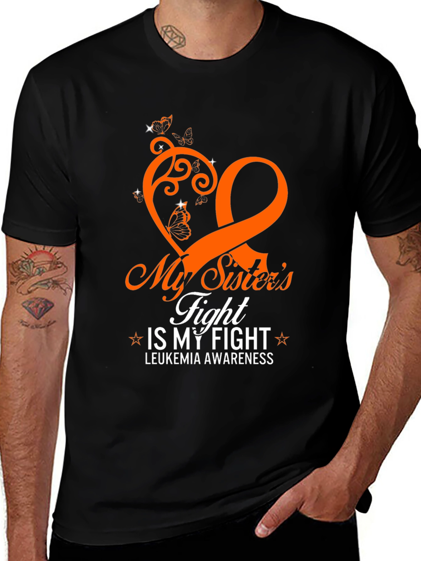 Leukemia Awareness T-Shirt: My Sisters Fight