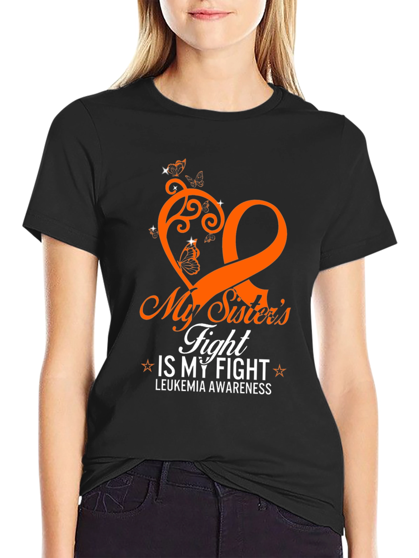 Leukemia Awareness T-Shirt: My Sisters Fight