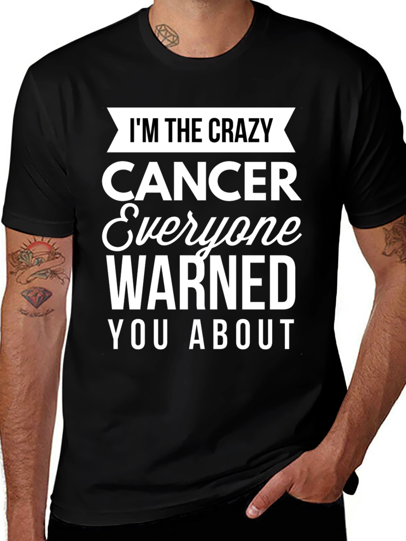 Crazy Cancer T-Shirt - Zodiac Birthday Tee