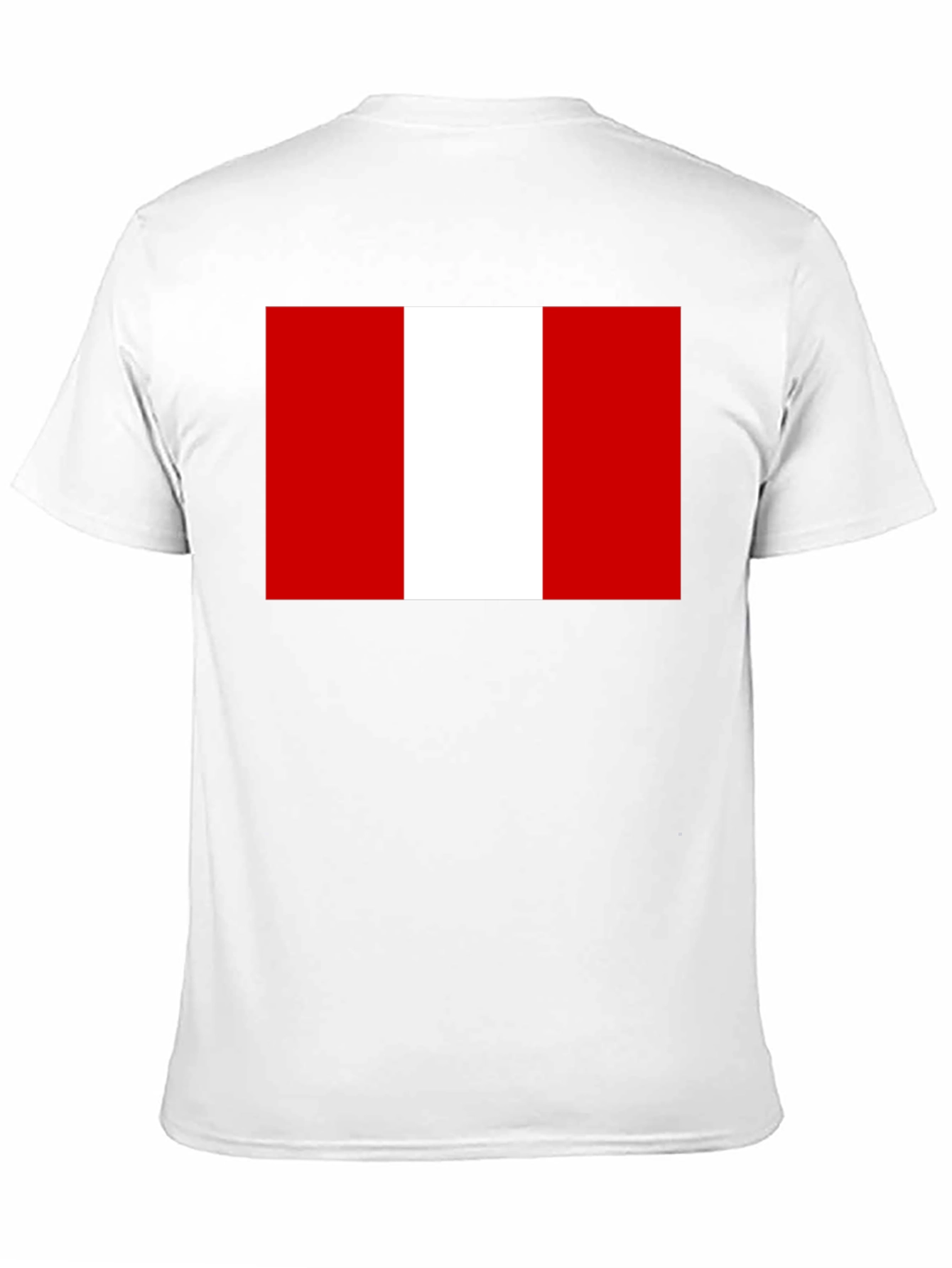 Peru Flag T-Shirt - Black Graphic Tee
