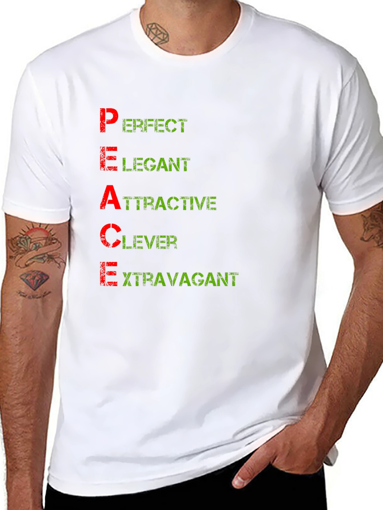 PEACE Definition T-Shirt - Perfect Elegant Attractive Clever Extravagant