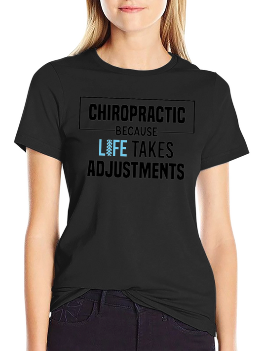 Chiropractic Adjustment T-Shirt - Black