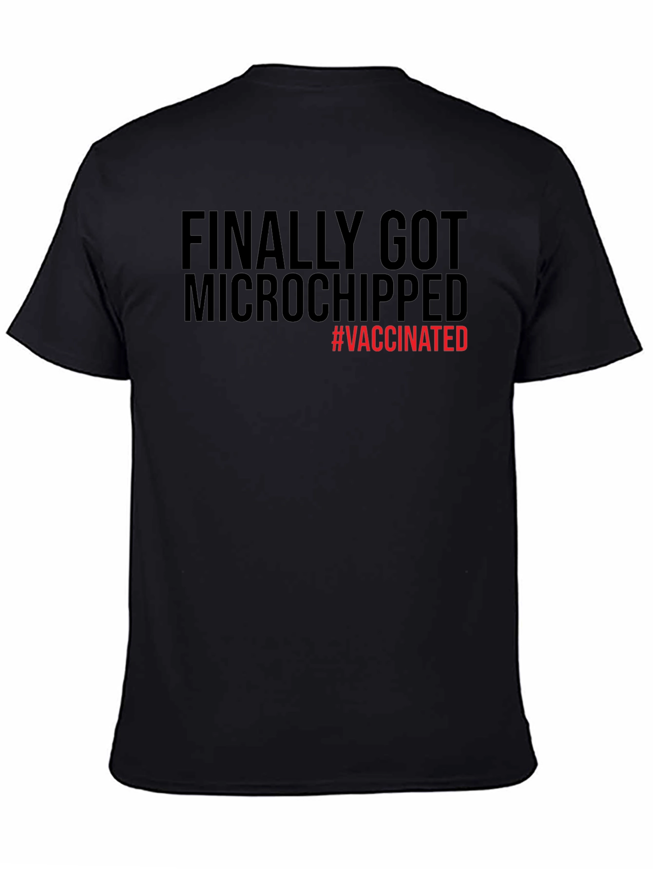 Finally Microchipped #Vaccinated T-Shirt