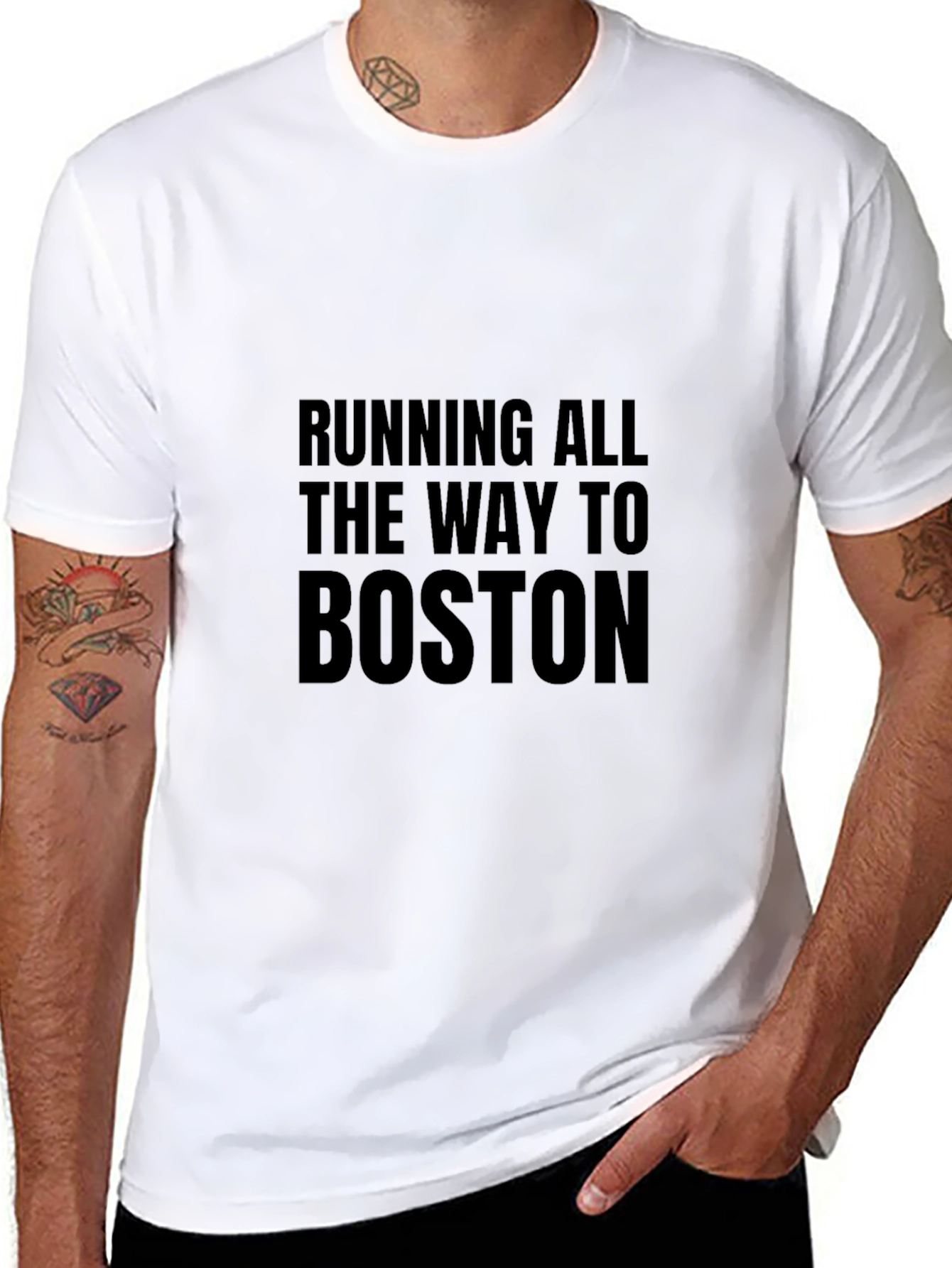 Running All The Way To Boston T-Shirt