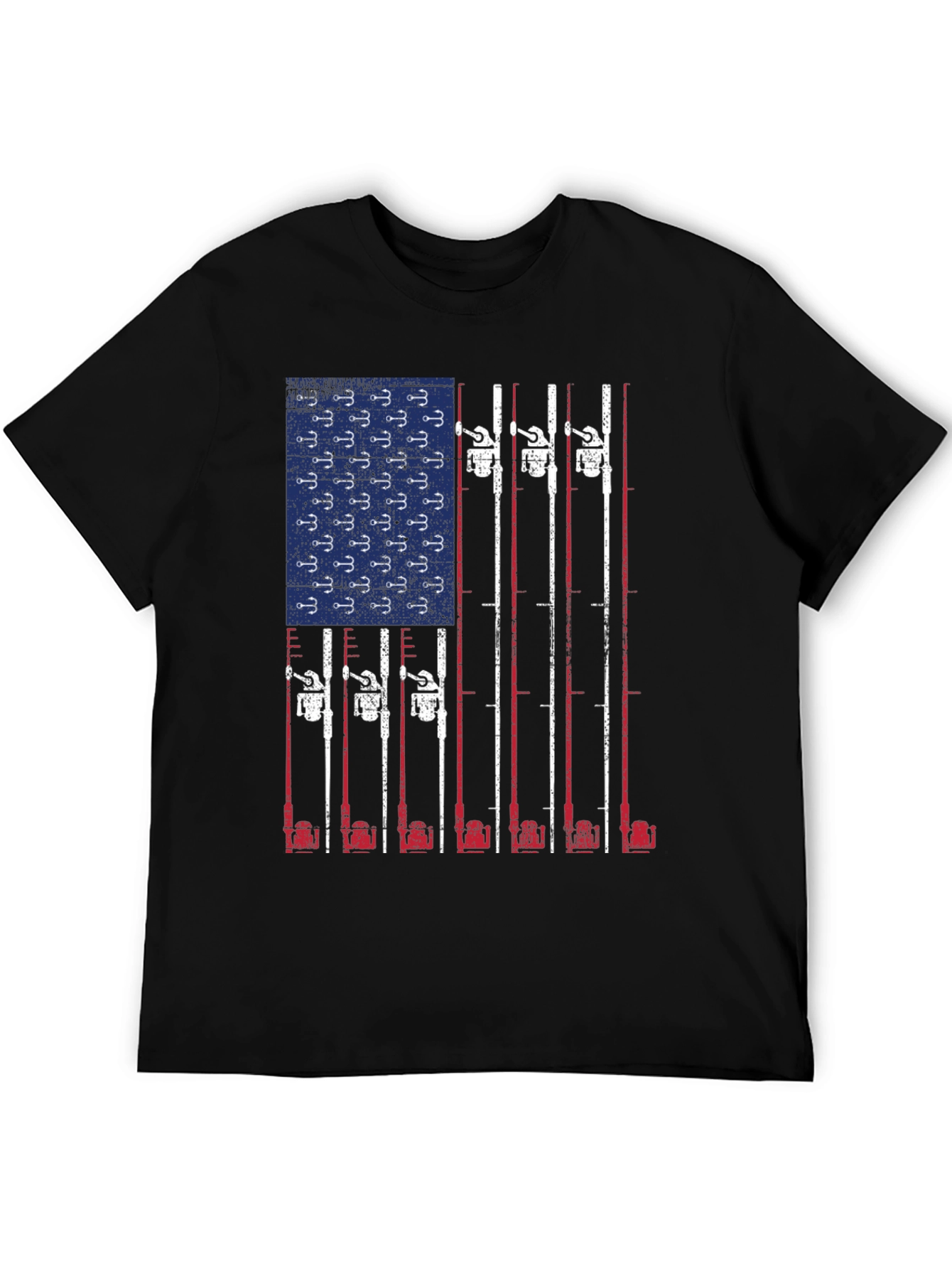 American Flag Fishing T-Shirt
