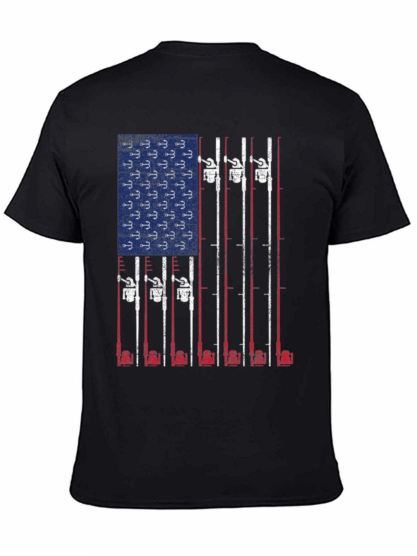 American Flag Fishing T-Shirt