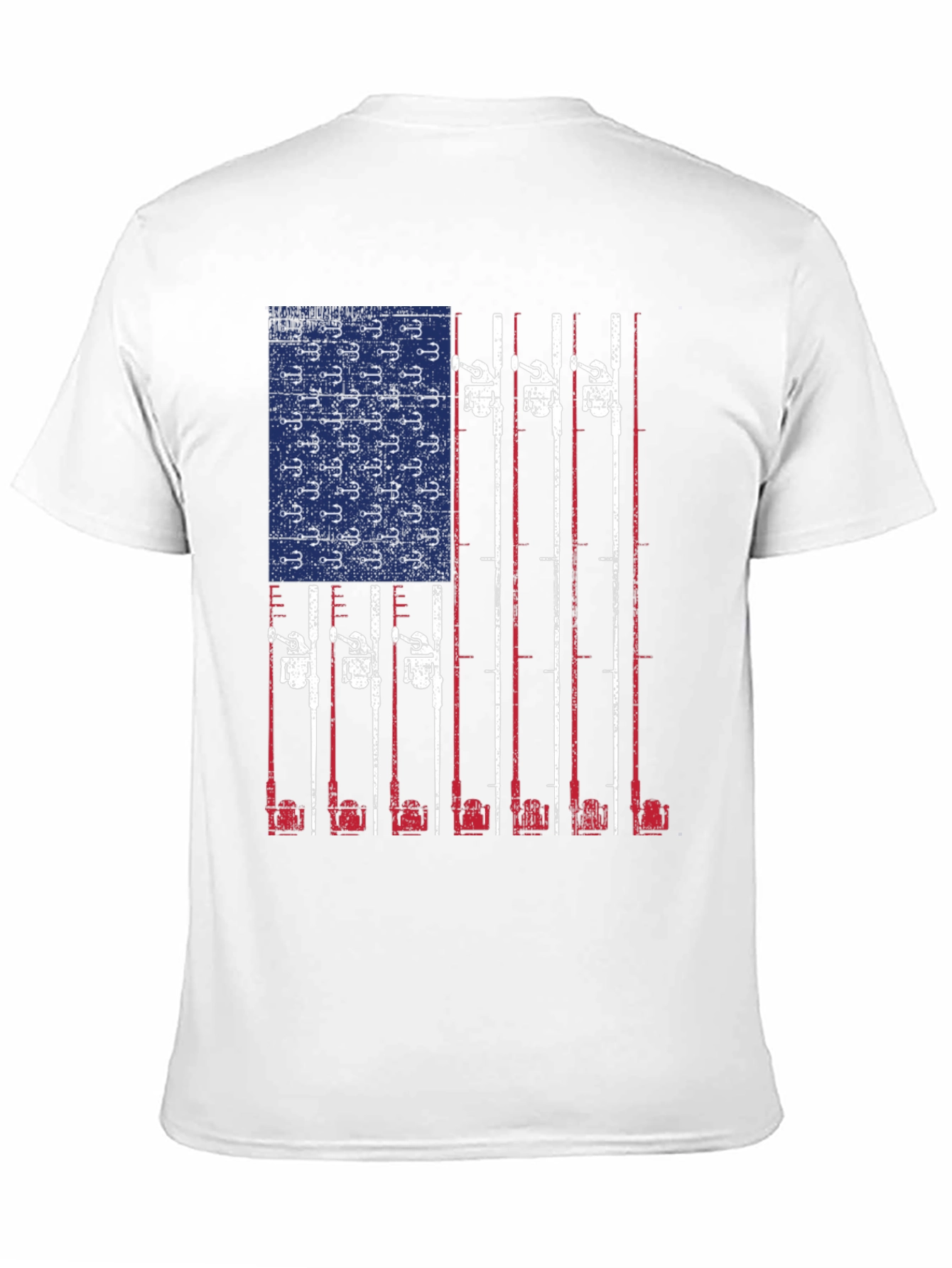 American Flag Fishing T-Shirt