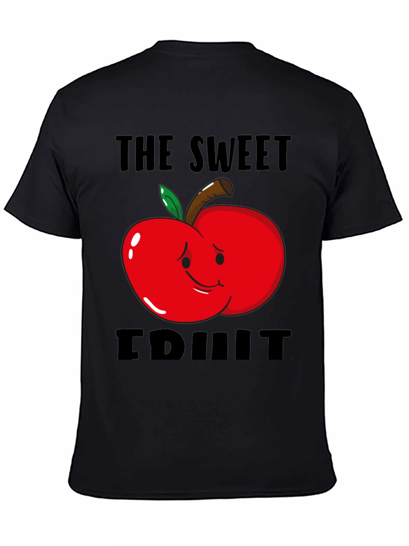 The Sweet Fruit Graphic T-Shirt - Black