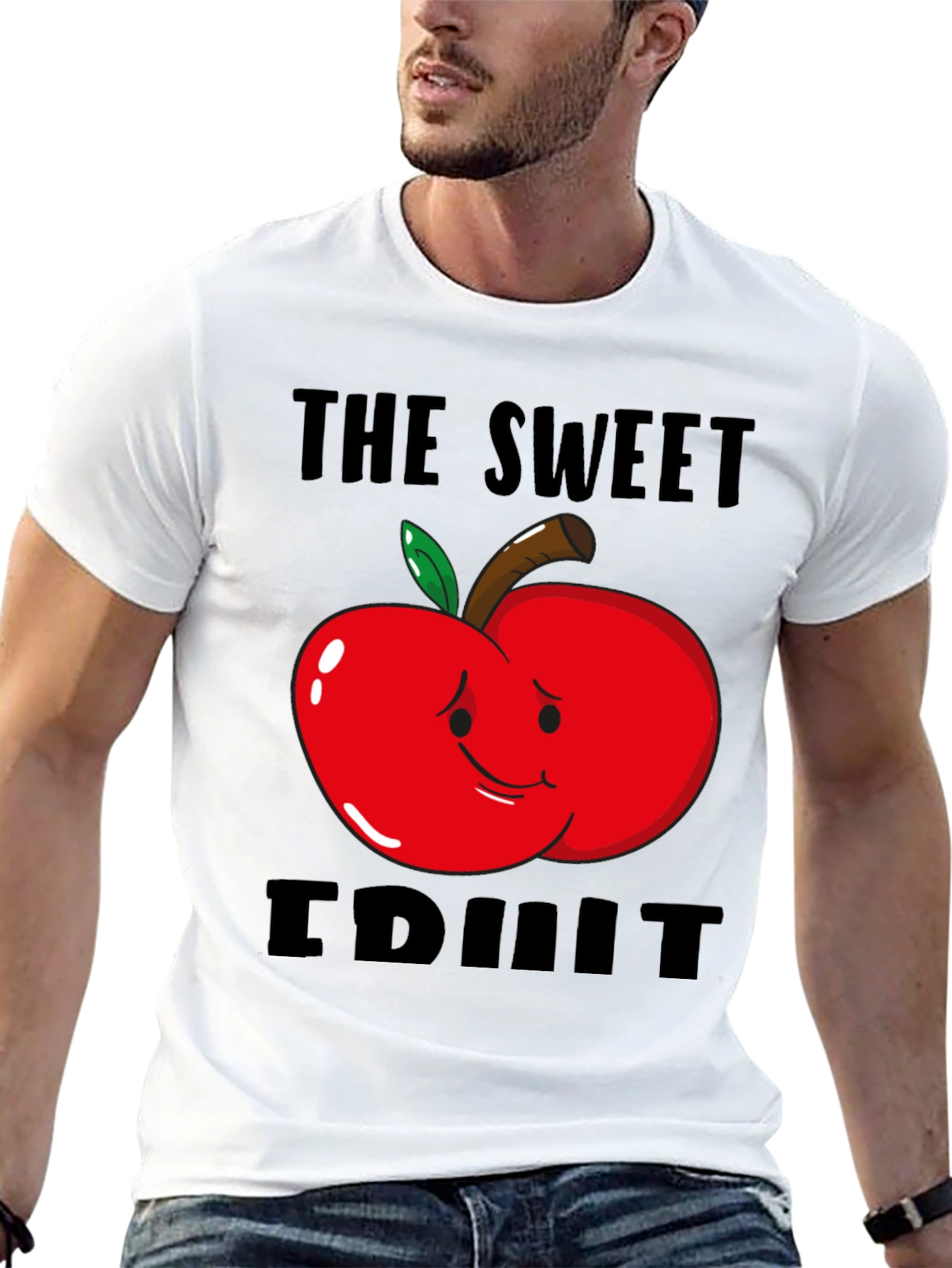The Sweet Fruit Graphic T-Shirt - Black