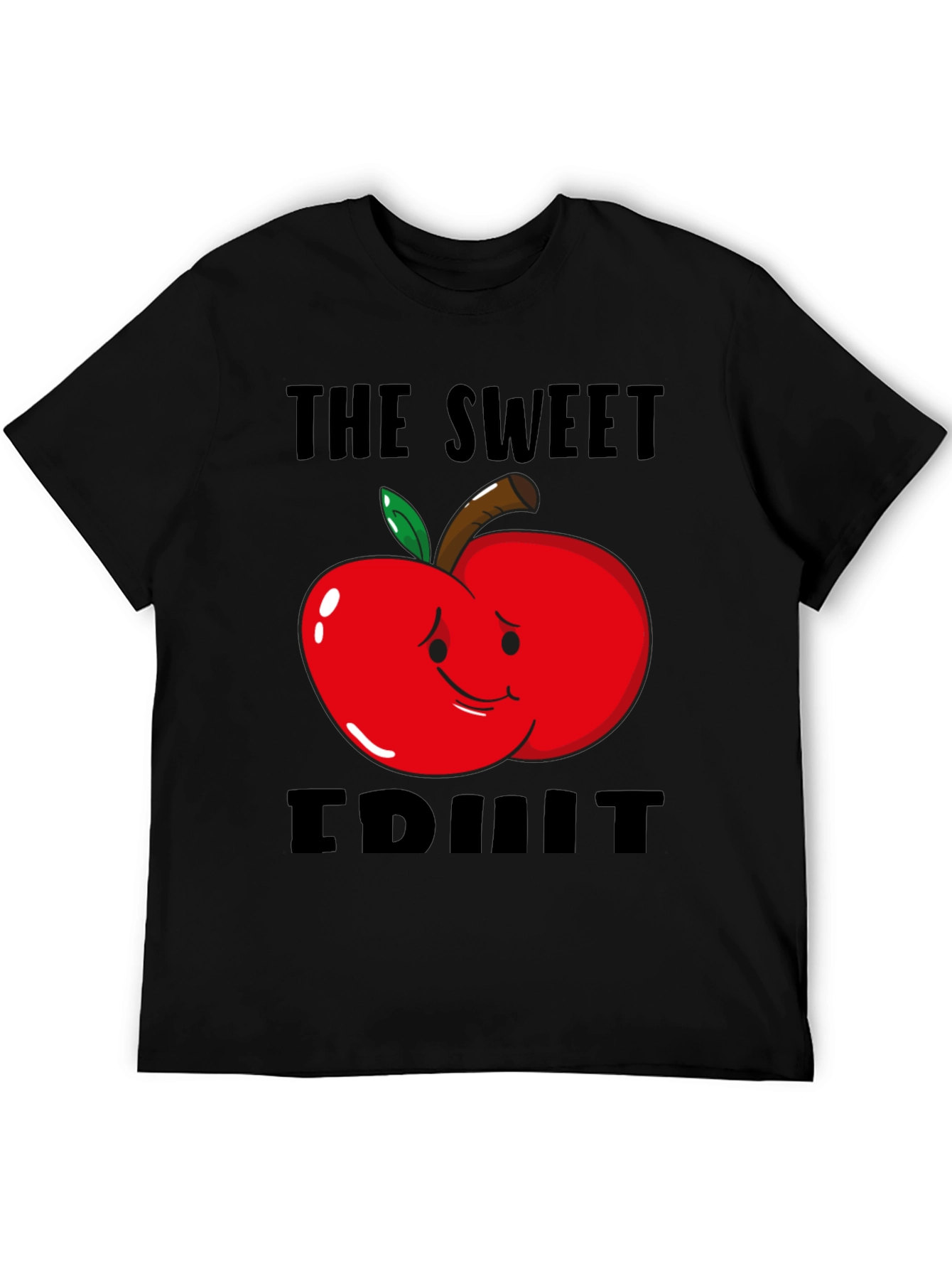 The Sweet Fruit Graphic T-Shirt - Black