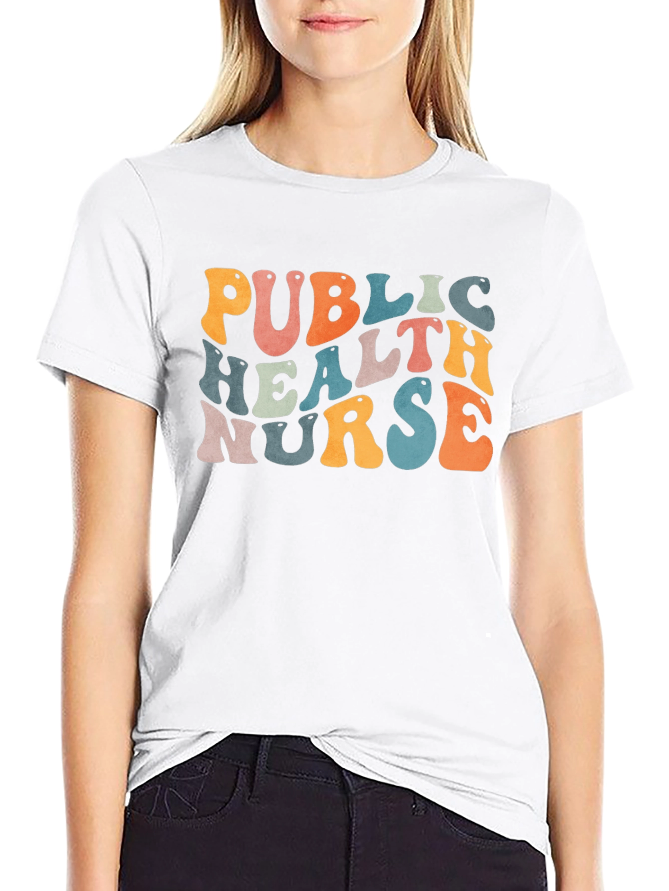 Public Health Nurse Retro Graphic Tee