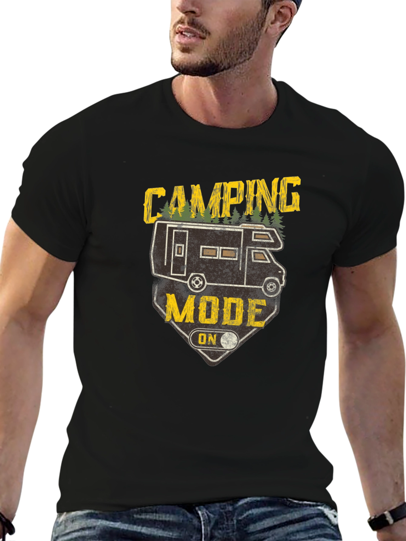Camping Mode On T-Shirt